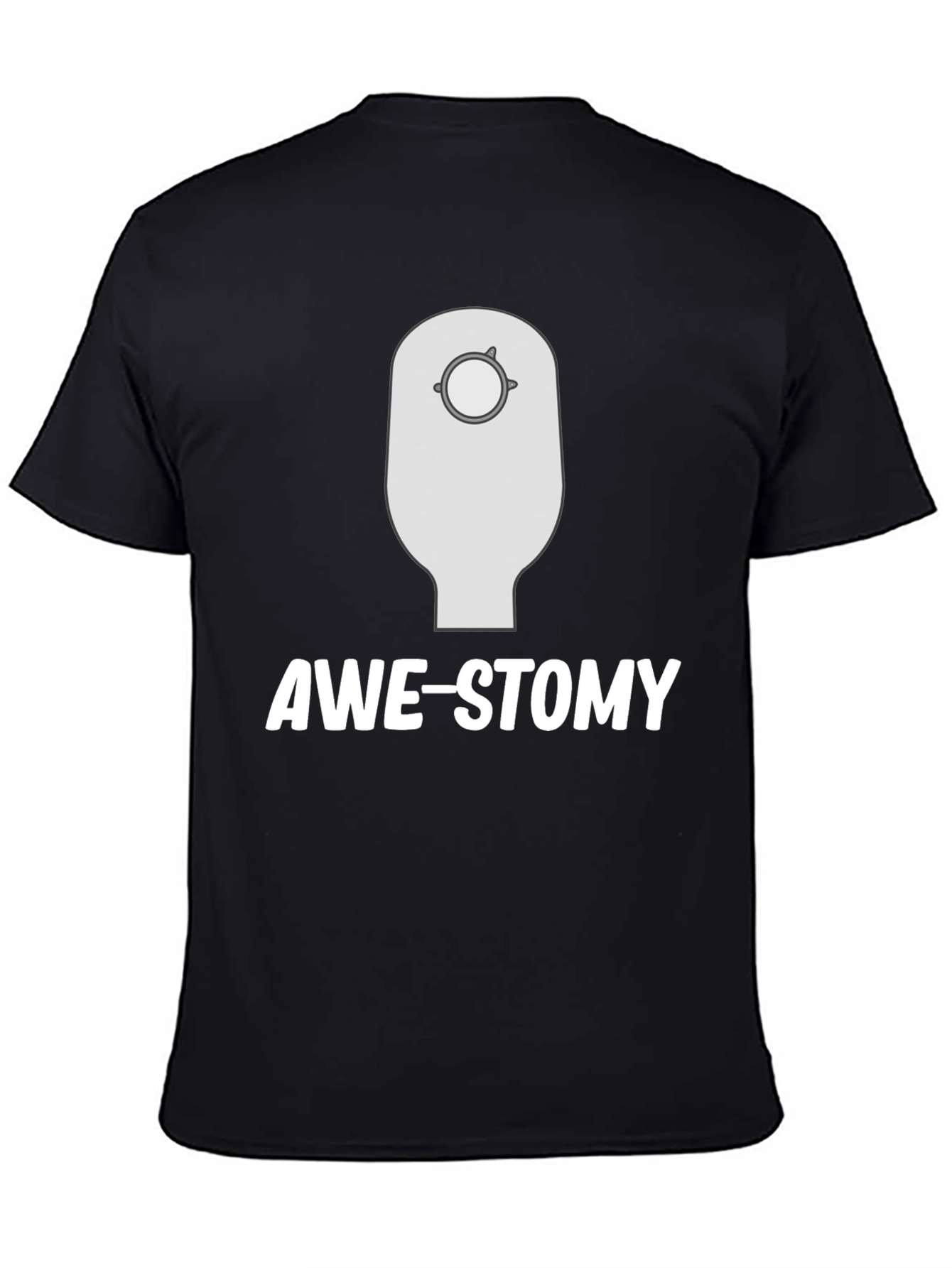 Black Awe-Stomy Novelty T-Shirt - Black view 4