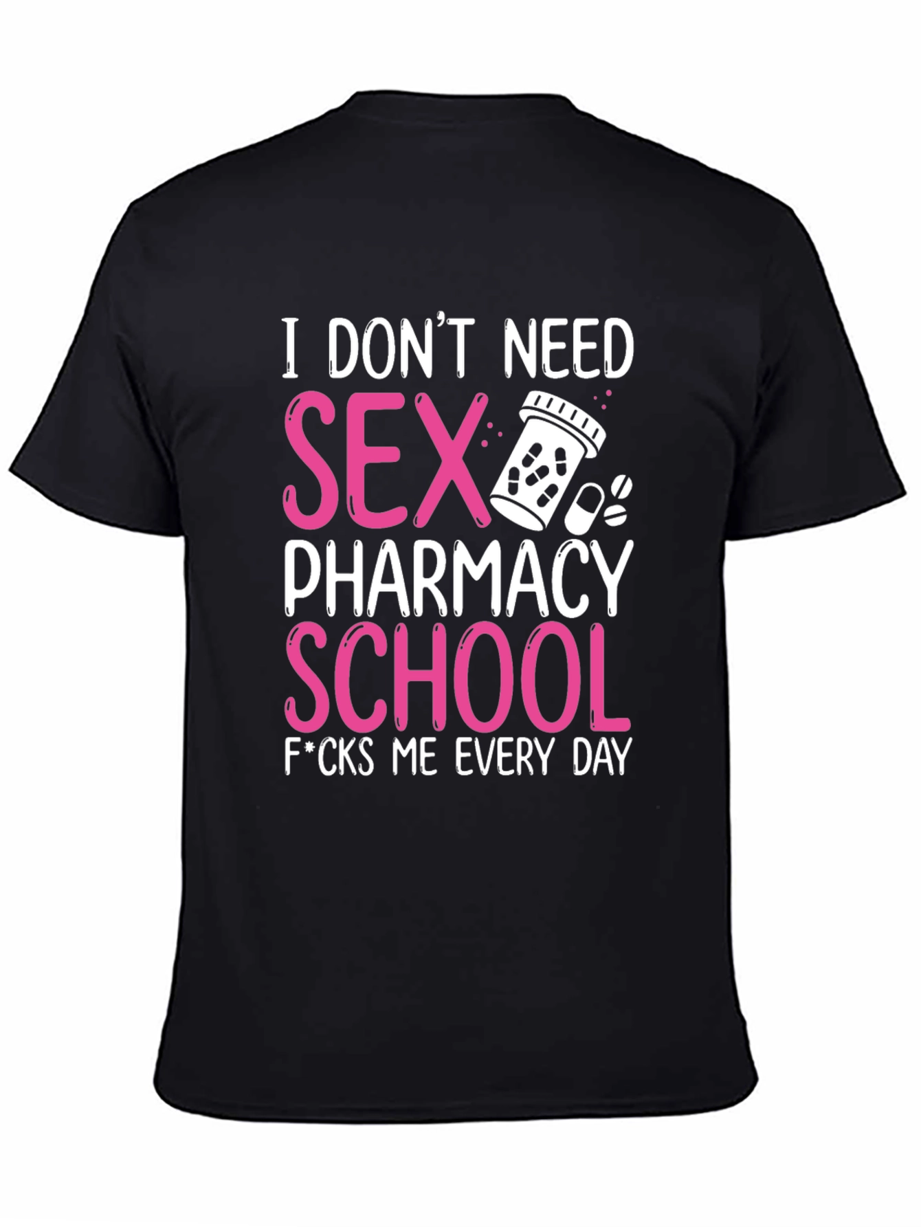 Black Pharmacy School Graphic Tee view 4