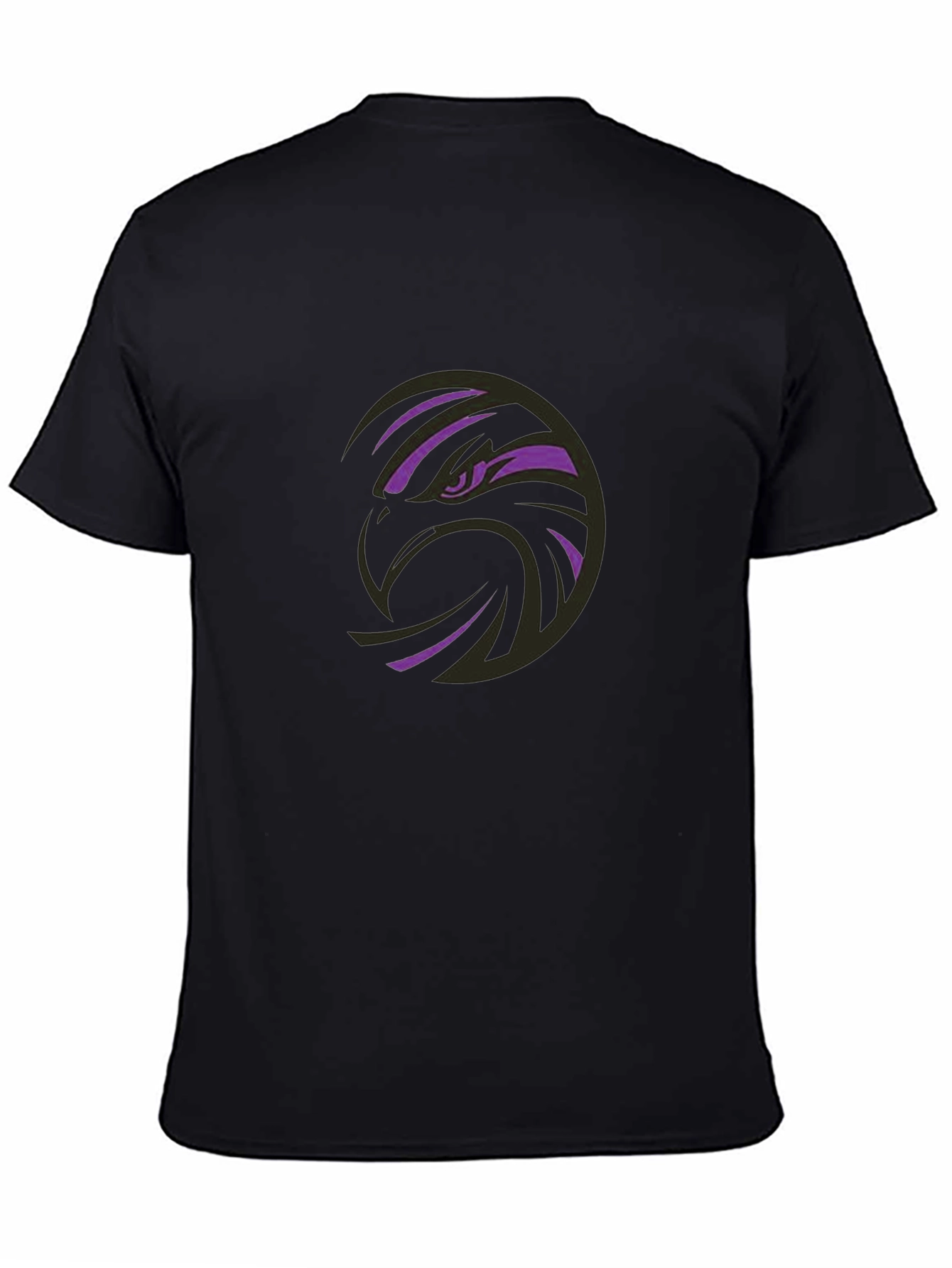 Black Raven Graphic Tee - Men's Black T-Shirt view 4