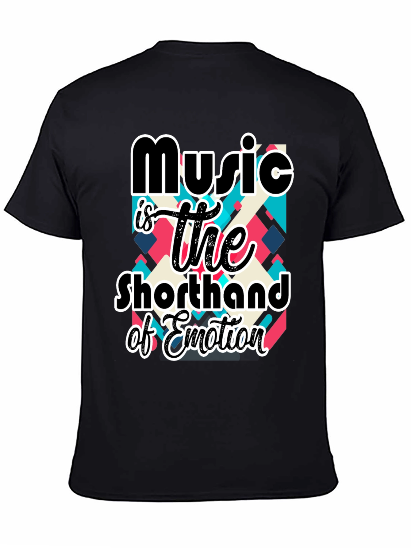 Black Music is Emotion Graphic T-Shirt view 4