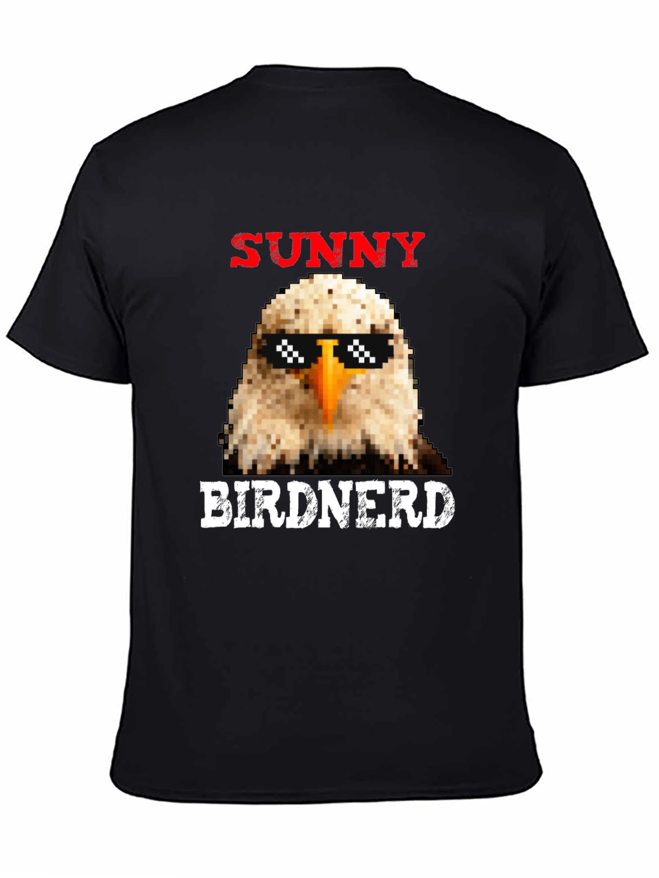 Black Sunny BirdNerd Eagle Graphic Tee view 4