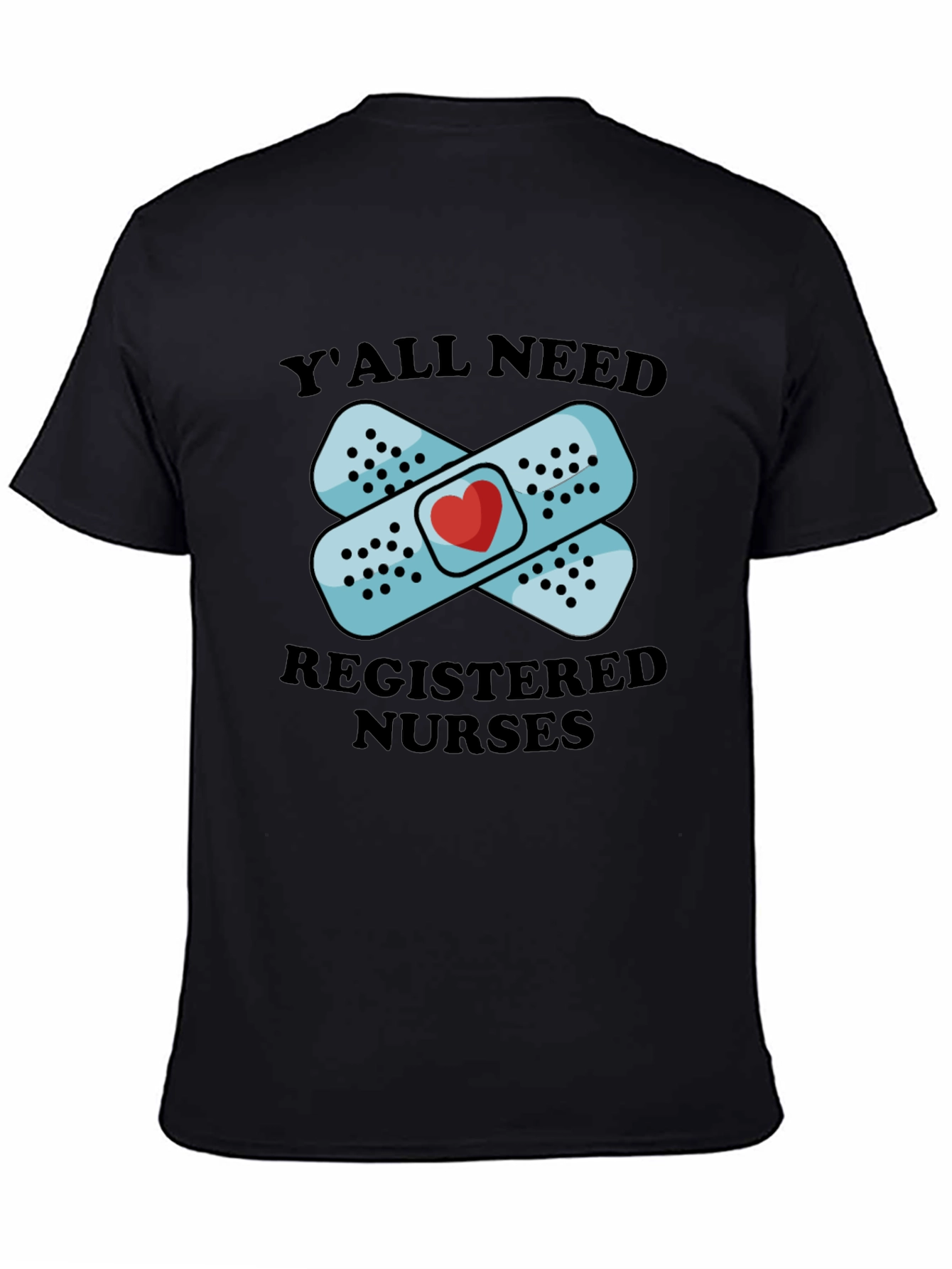 Black Y'all Need Registered Nurses Graphic T-Shirt view 4