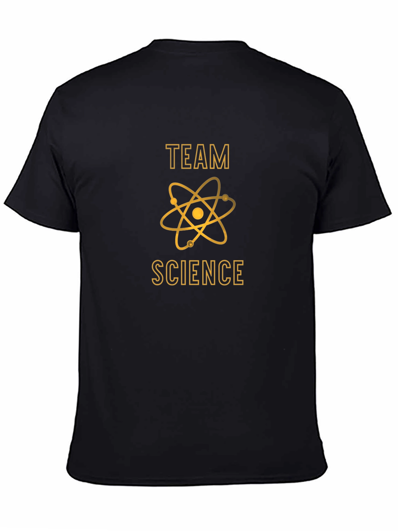 Black Team Science T-Shirt - Stylish & Comfortable view 4