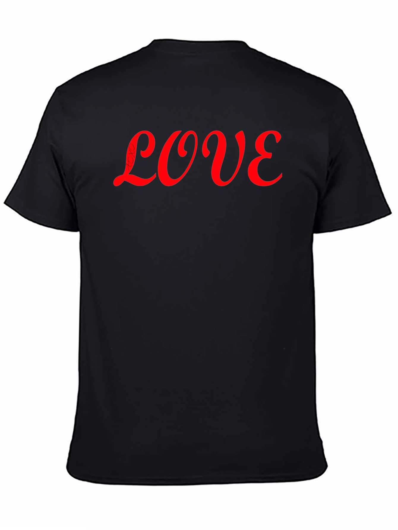 Black Love T-Shirt - Stylish Graphic Tee for Men view 4