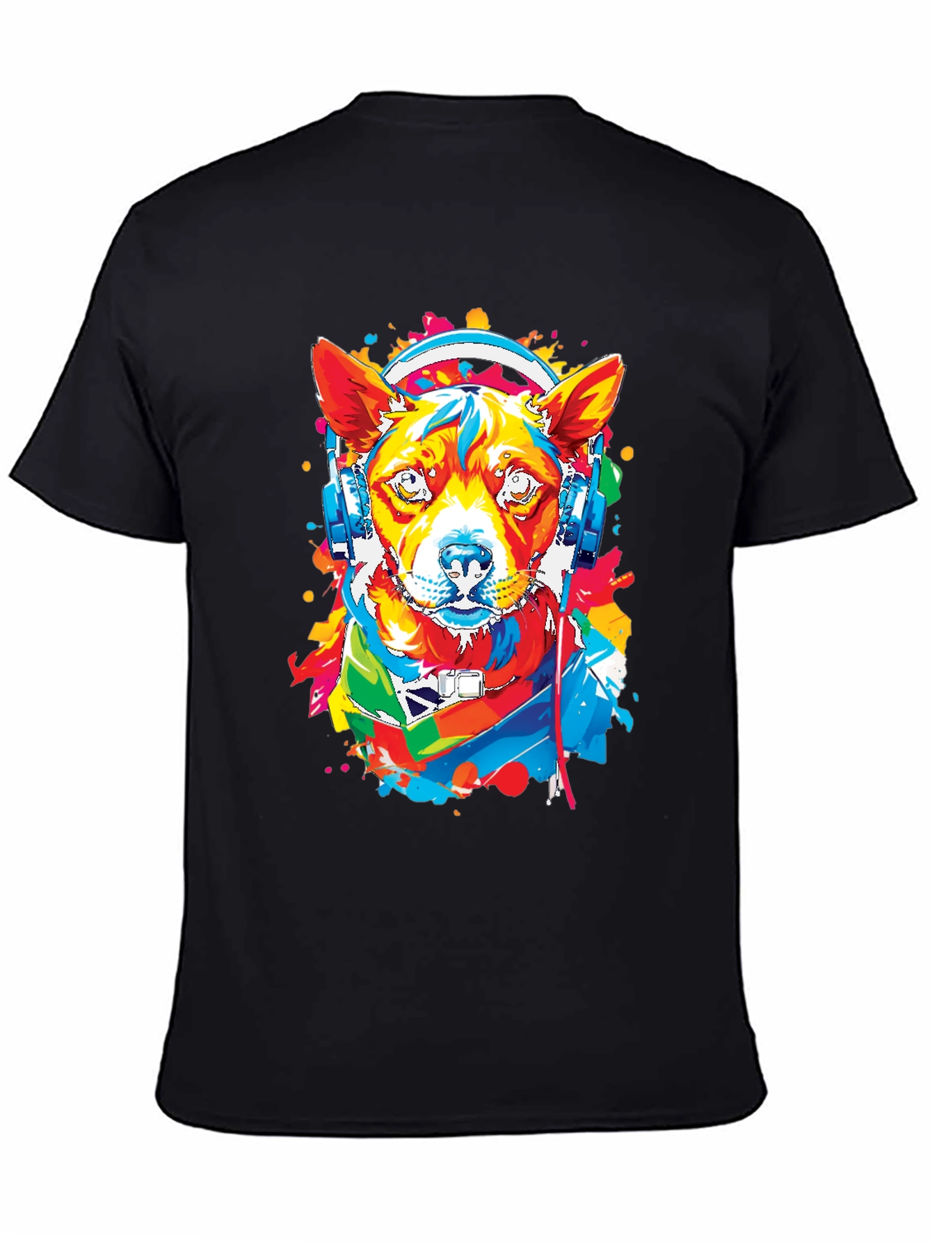 Black Dog DJ Black T-Shirt view 4