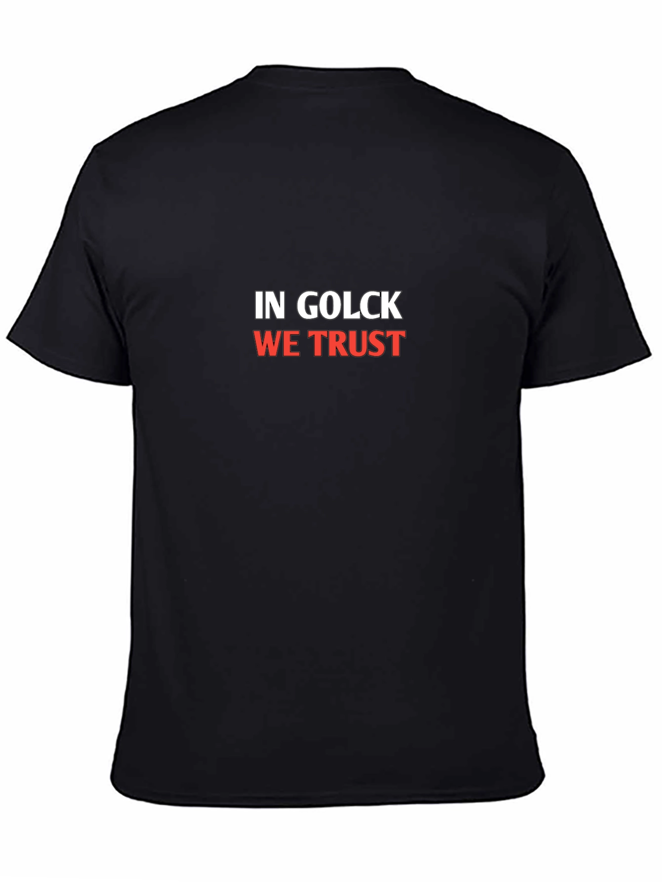 Black In Golck We Trust Graphic Tee view 4