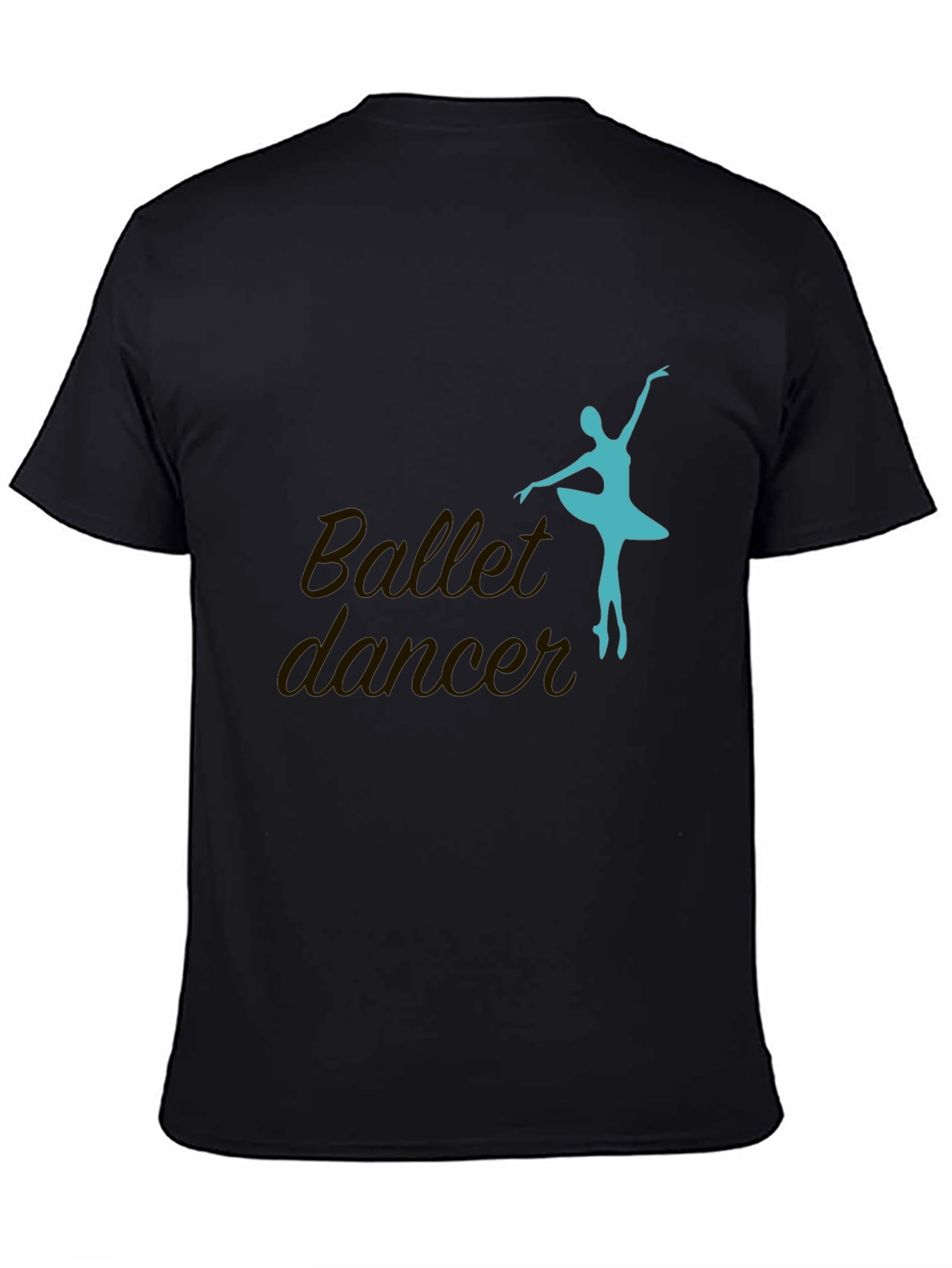 Black Ballet Dancer Graphic Tee - Stylish Comfort view 4