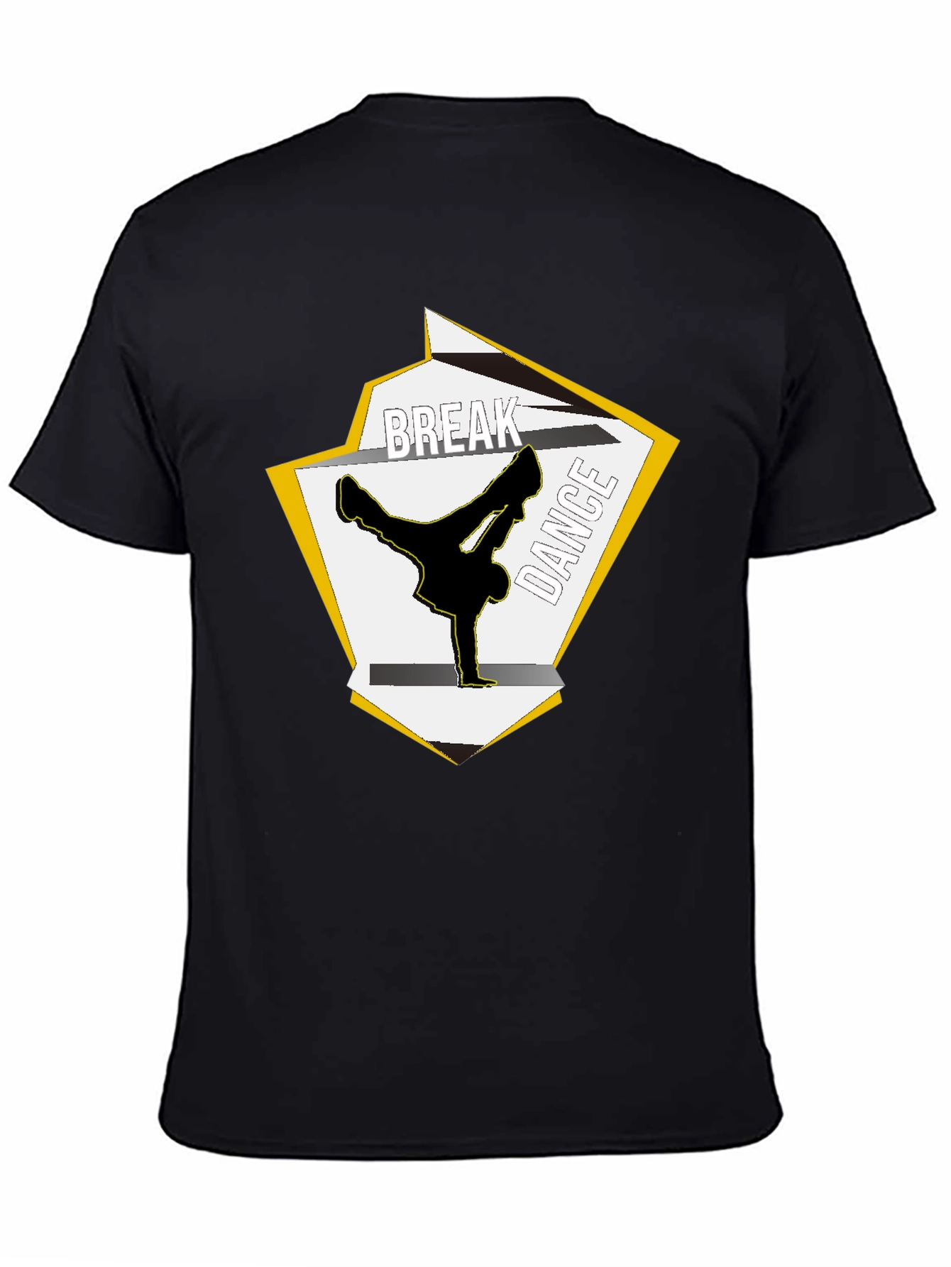 Black Break Dance Graphic T-Shirt - Urban Style view 4