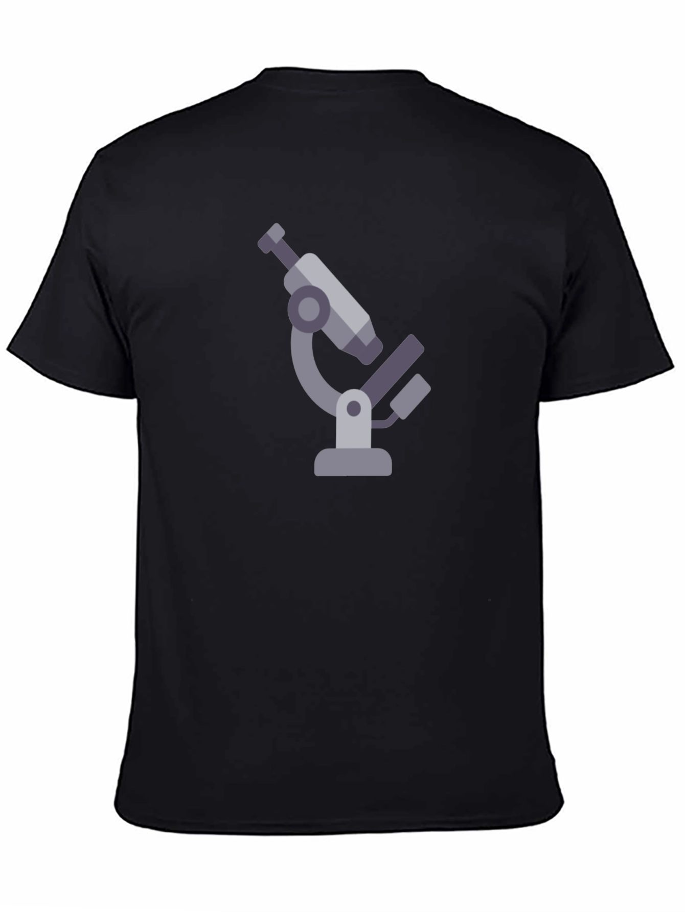 Black Microscope Graphic Tee - Science Lover's Apparel view 4