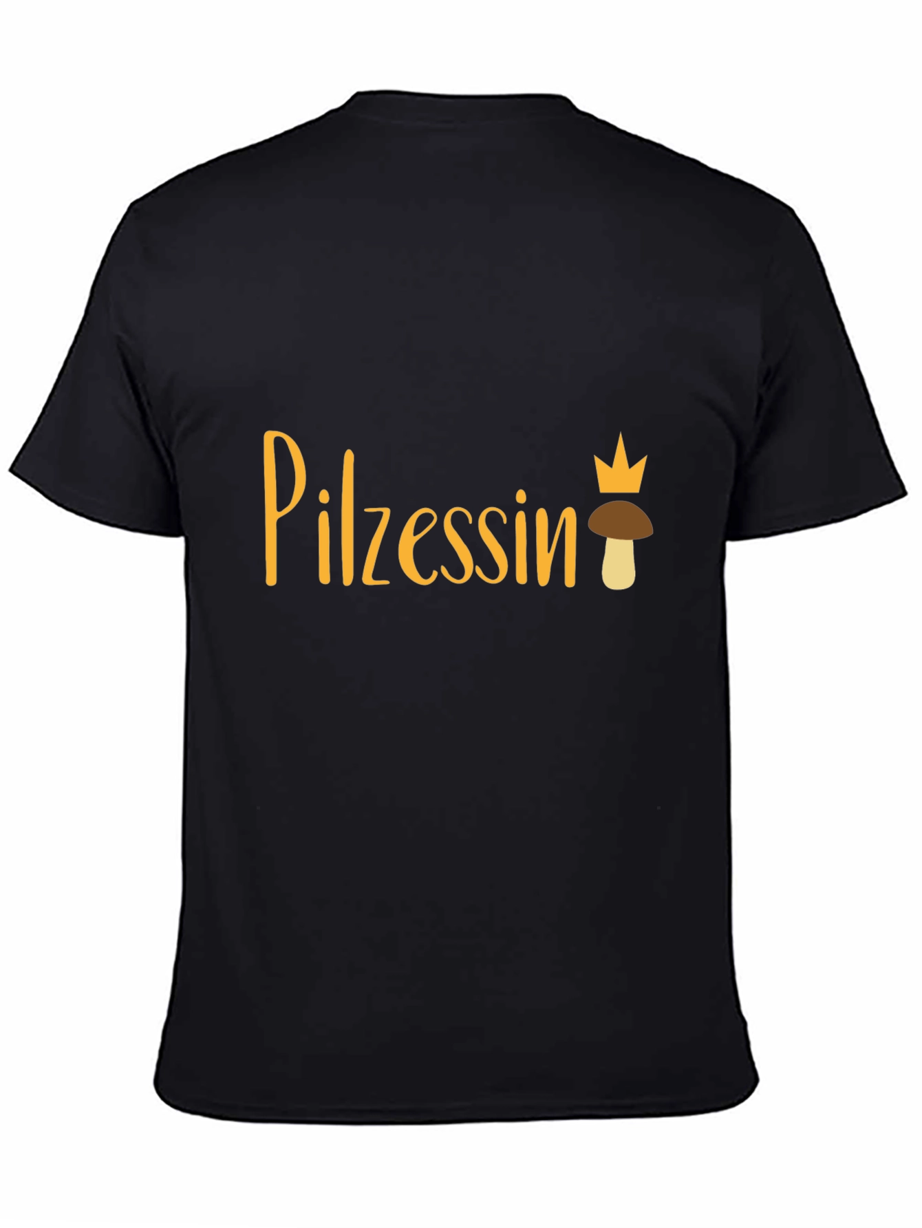 Black Pilzessin Mushroom Princess T-Shirt view 4