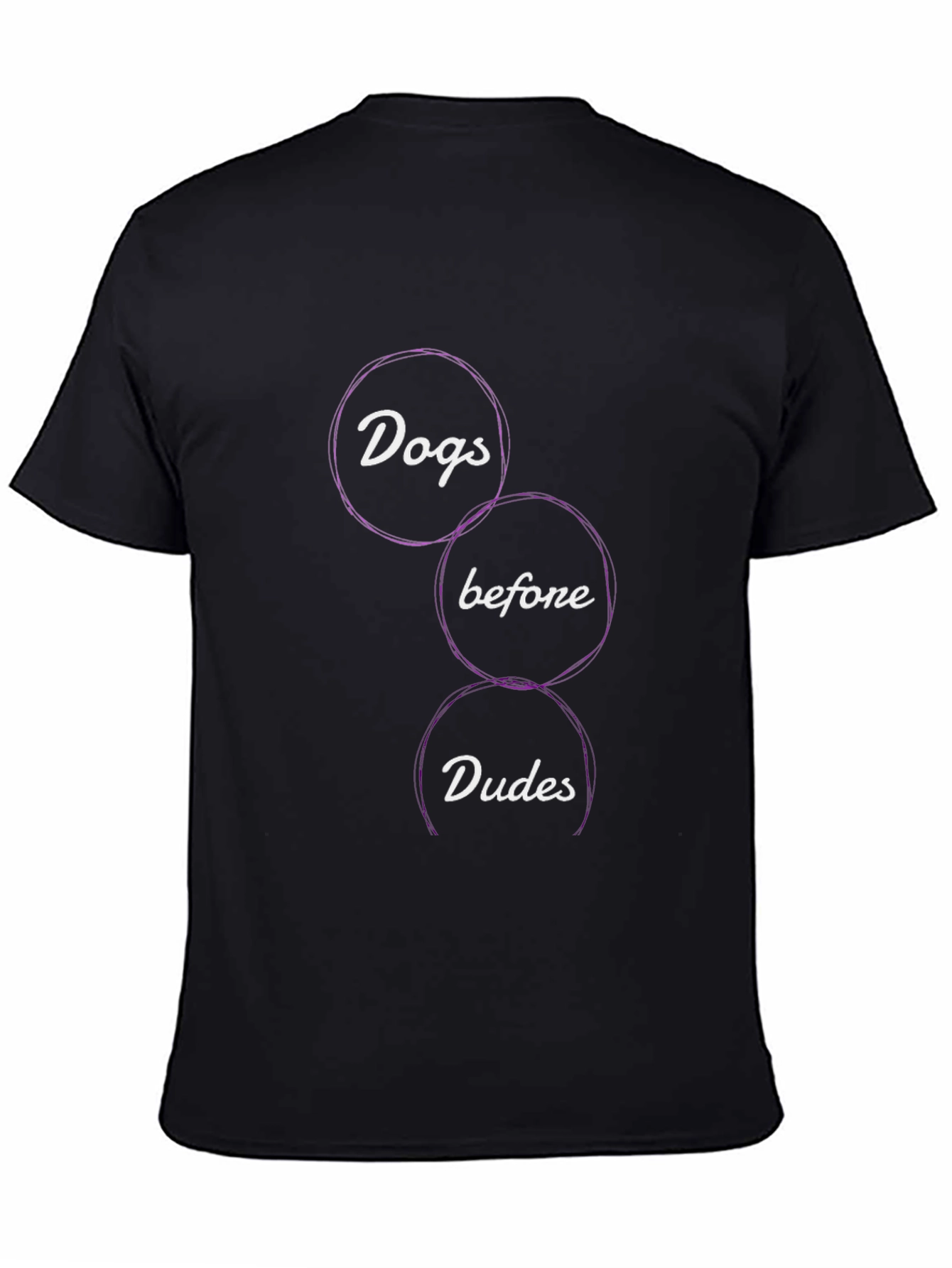 Black Dogs Before Dudes Graphic Tee view 4