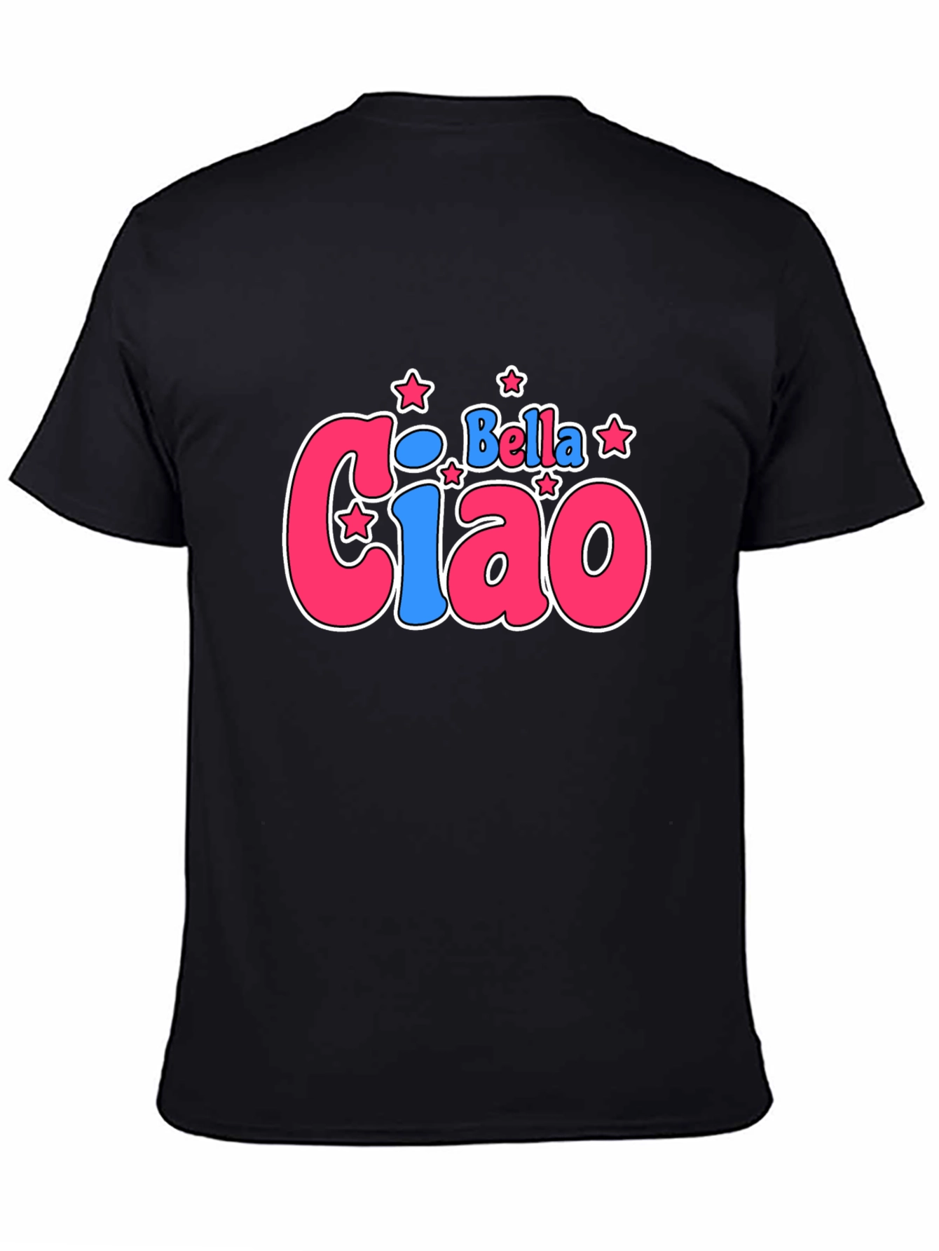 Bella Ciao Graphic T-Shirt - Black Cotton Tee - 4