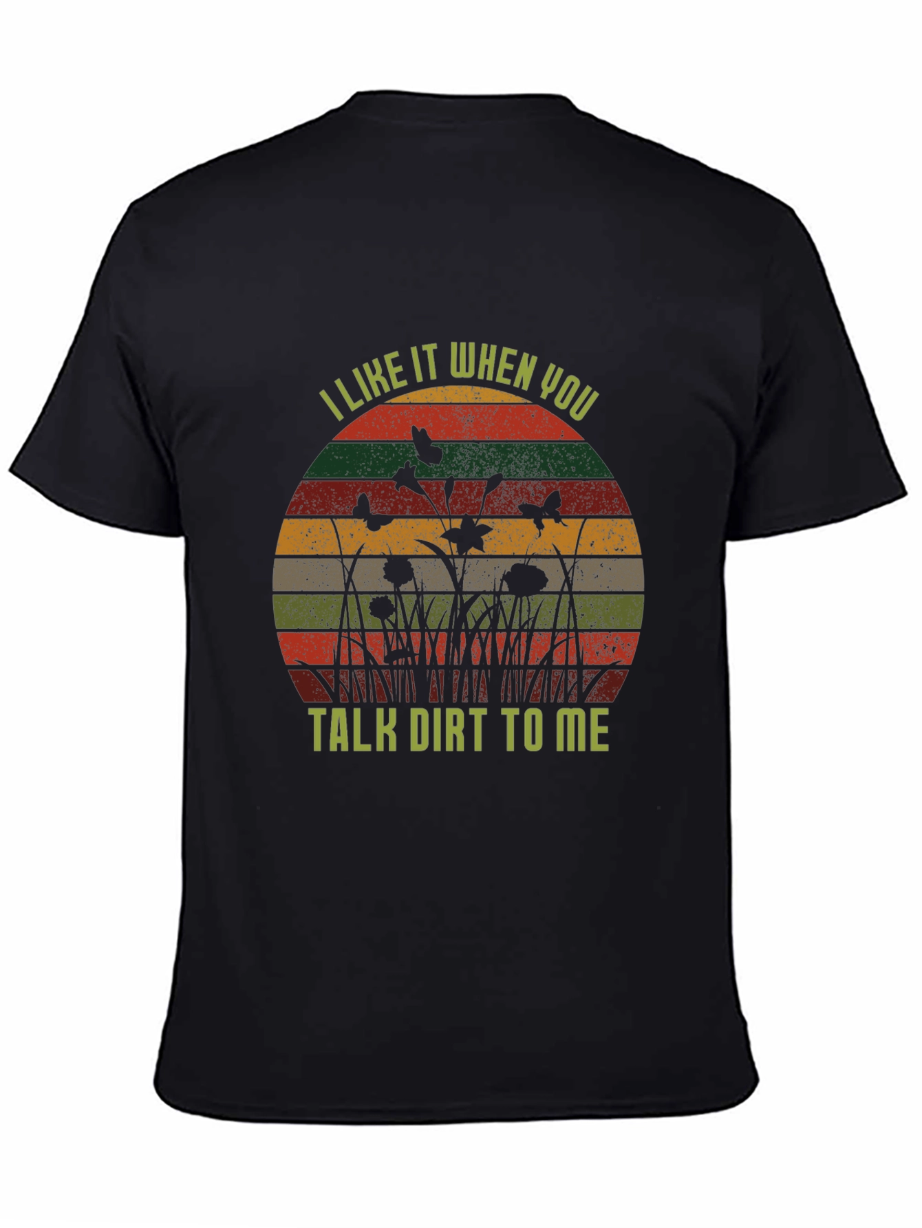 Black Talk Dirt To Me Graphic Tee view 4