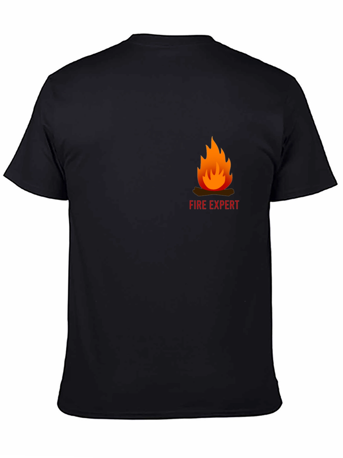 Black Fire Expert Black T-Shirt view 4