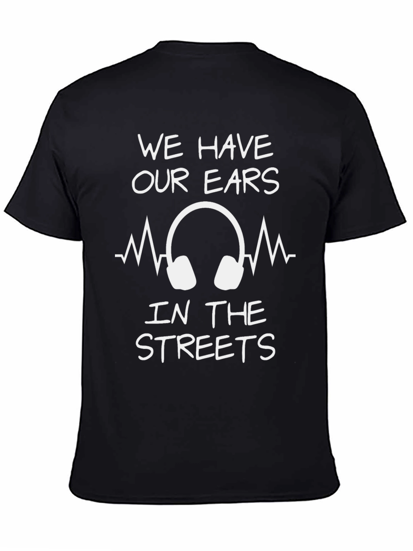 Black Street Listener Graphic Tee view 4