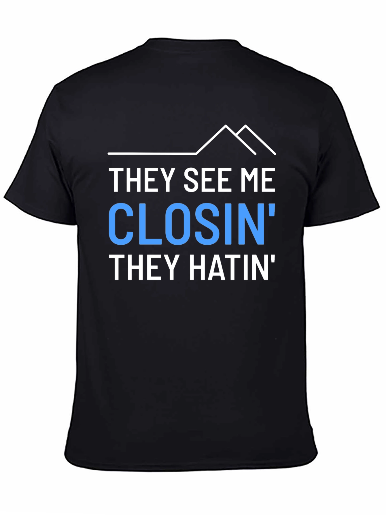 Black They See Me Closin' Graphic Tee view 4