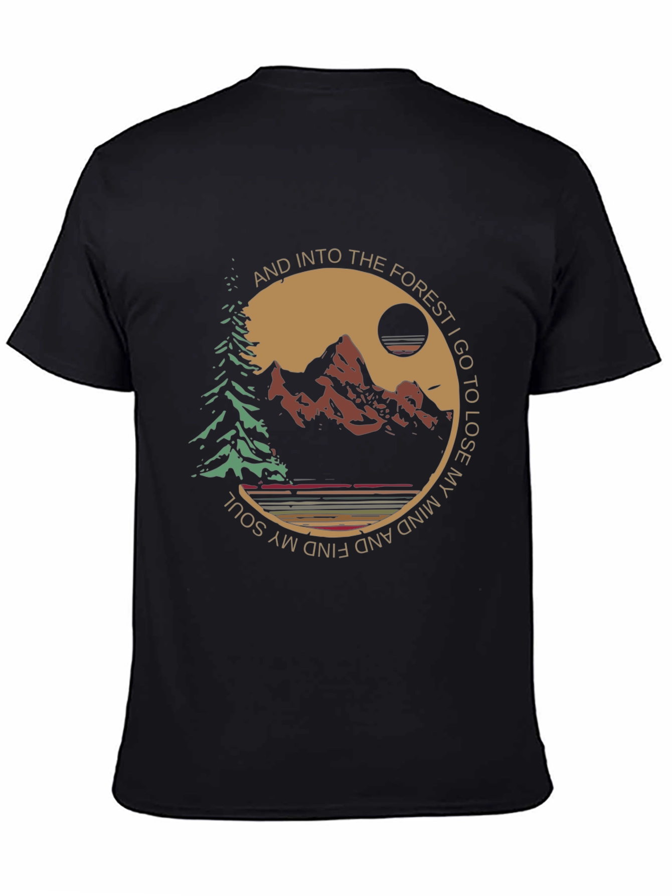 Black Forest Mind and Soul Graphic Tee - Relaxed Fit view 4