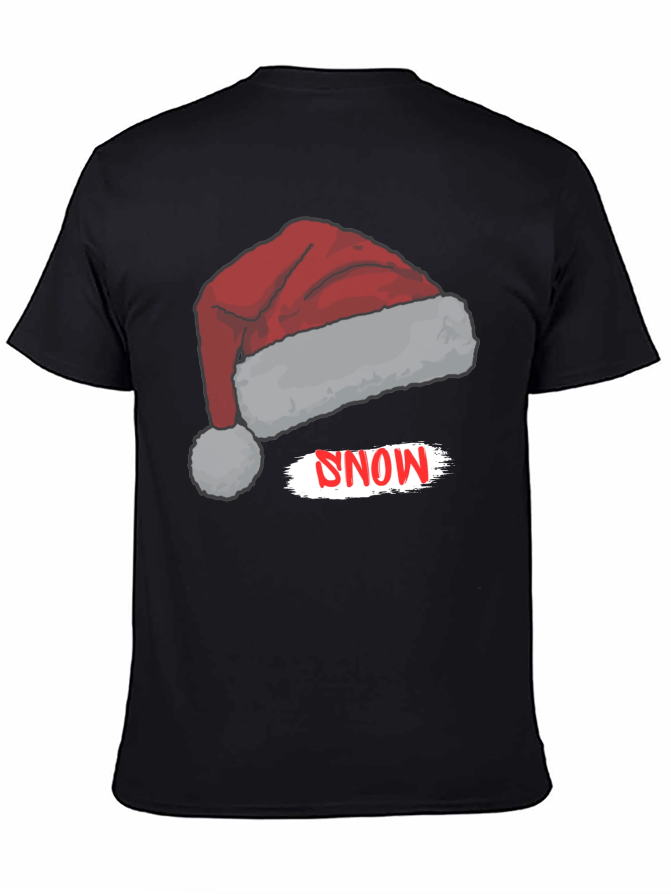 Snow Santa Hat Graphic Tee - 4