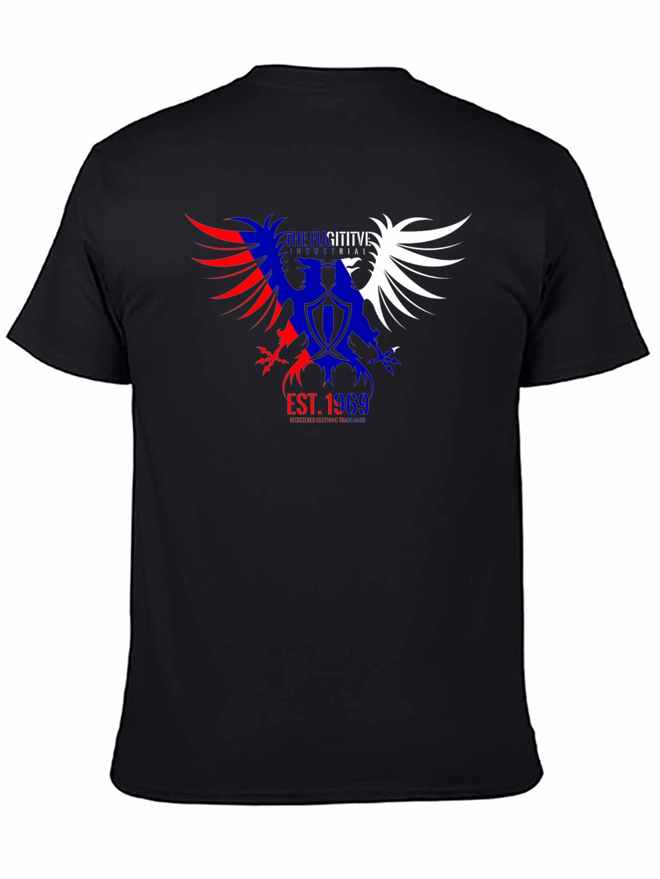 Black Eagle Graphic T-Shirt - Est. 1989 - Black view 4