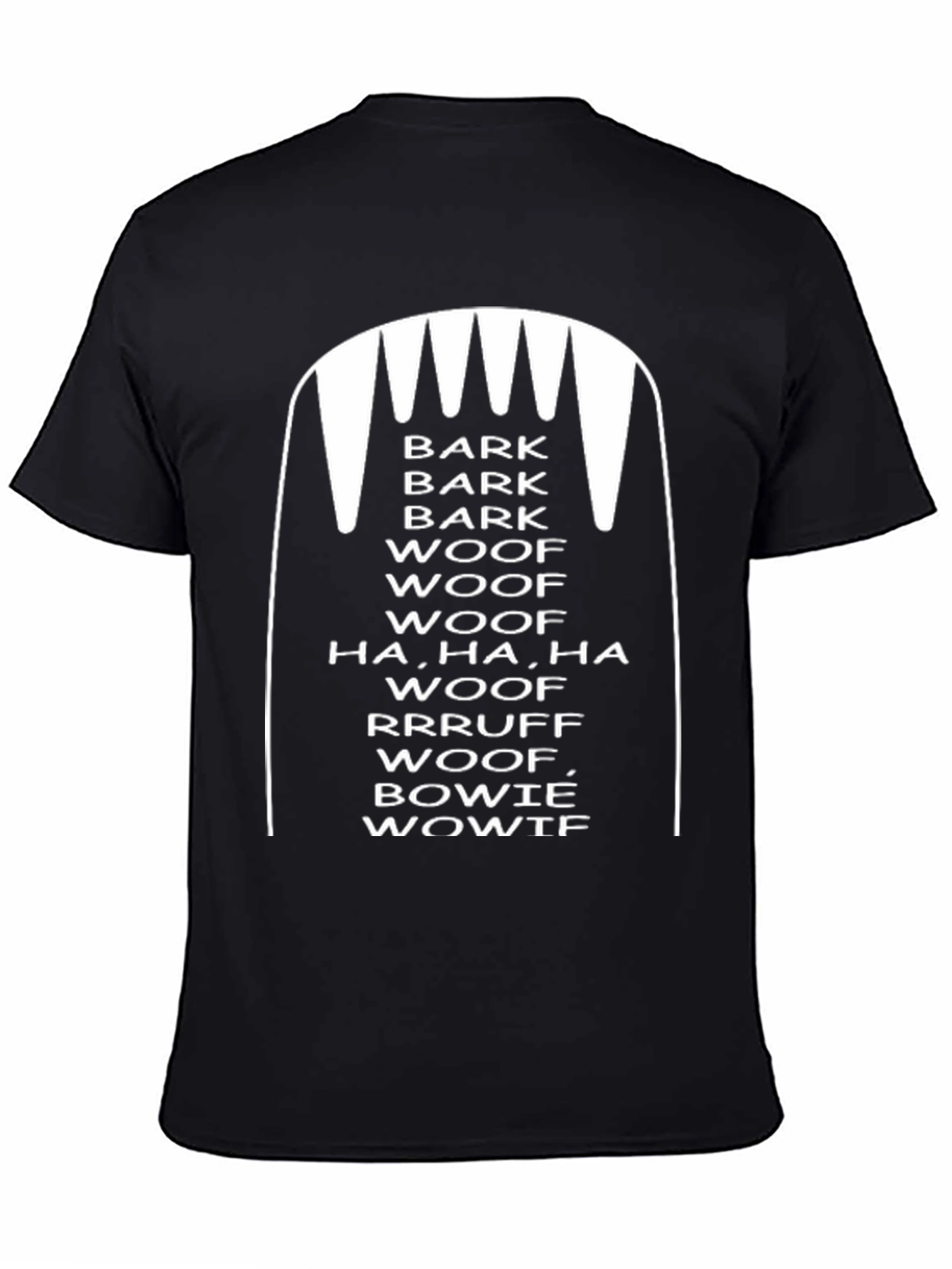 Black Dog Sounds T-Shirt - Bowie WOWTF view 4