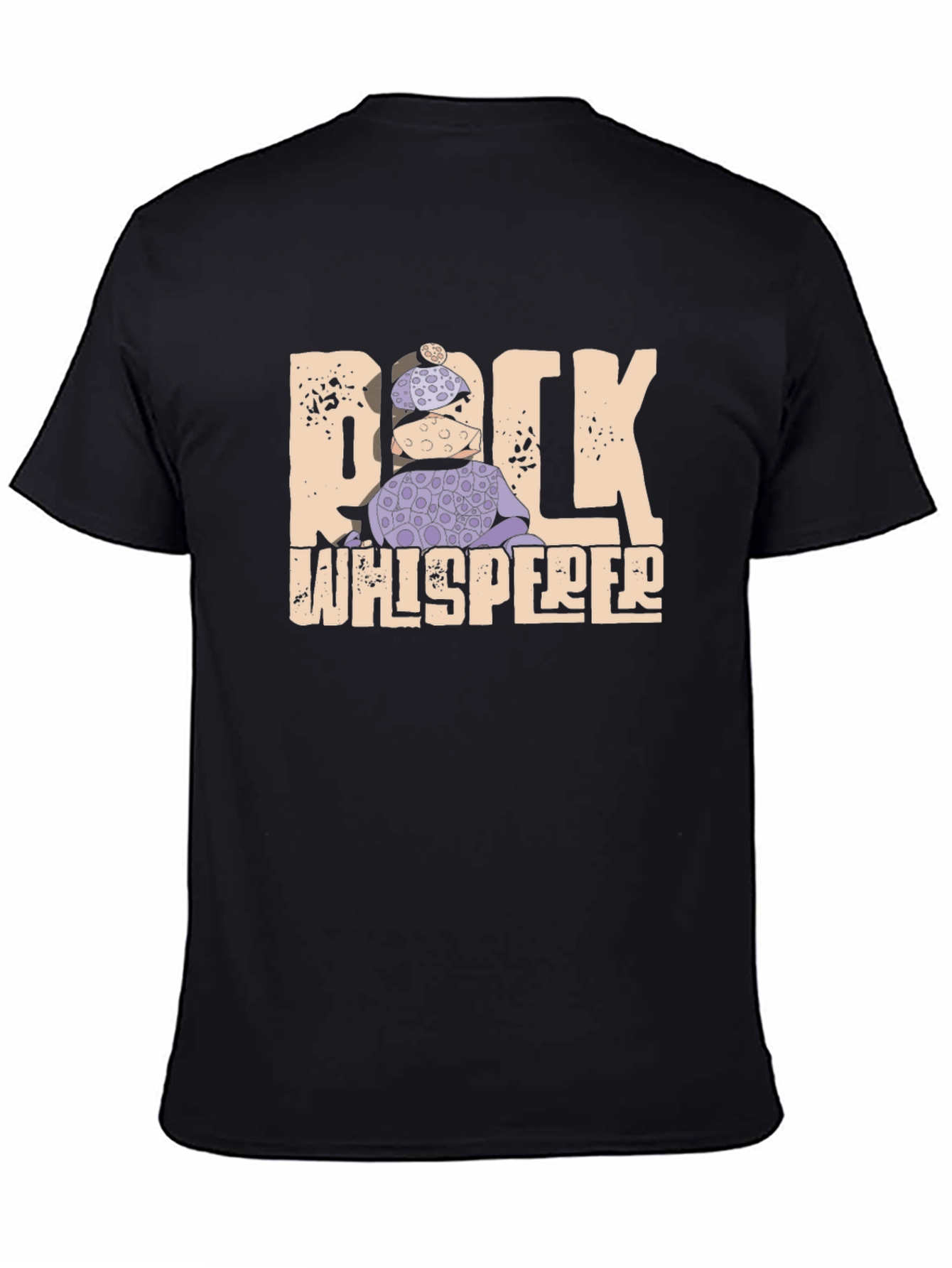Black Rock Whisperer Graphic Tee - Unique Design view 4