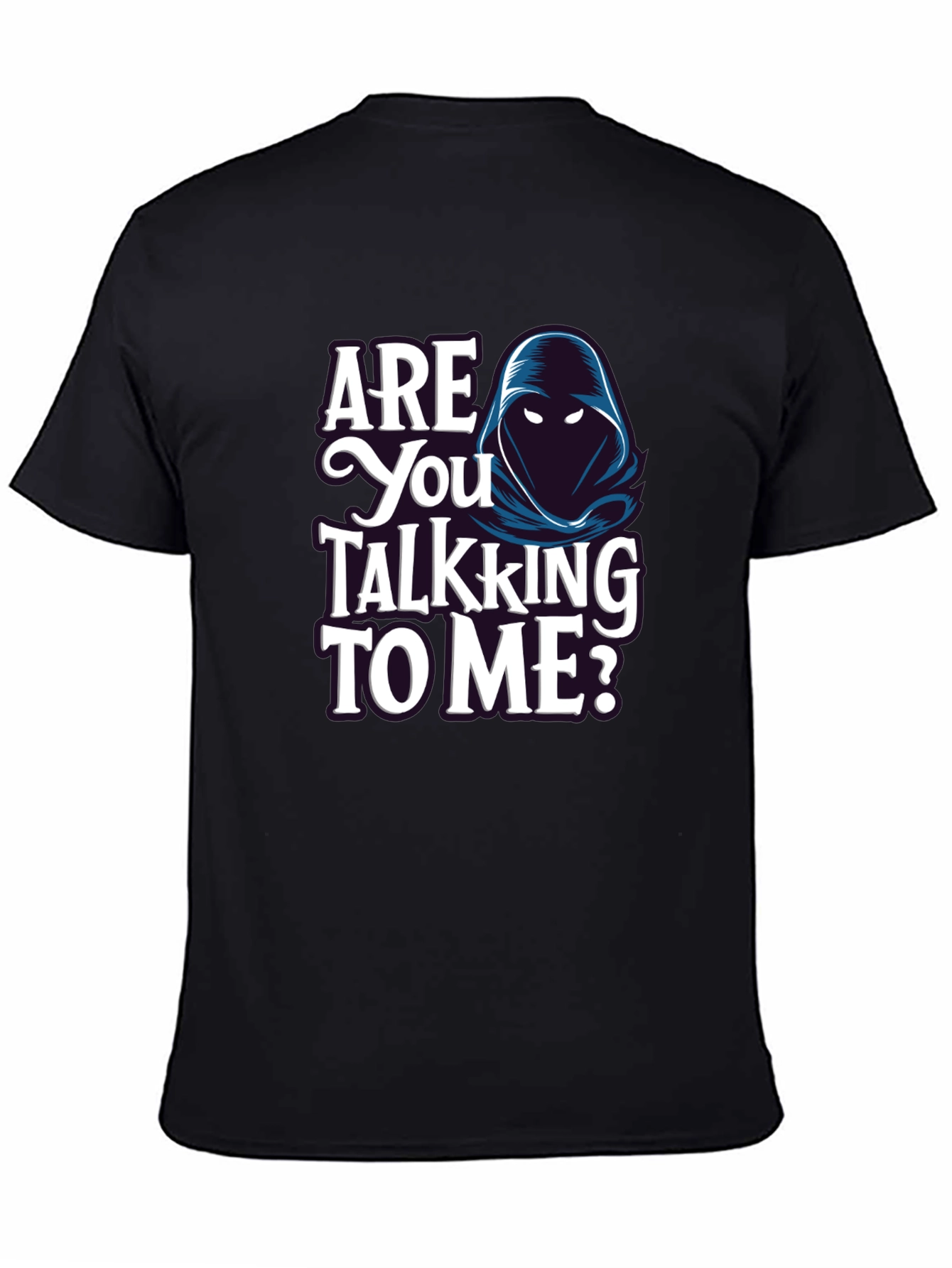 Black Are You Talking to Me? Graphic T-Shirt view 4