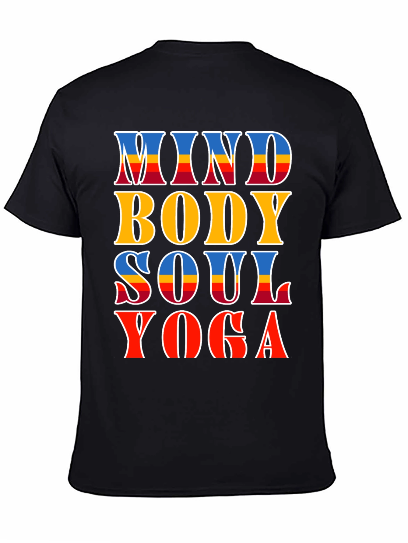 Mind Body Soul Yoga T-Shirt - Spiritual Comfort - 4