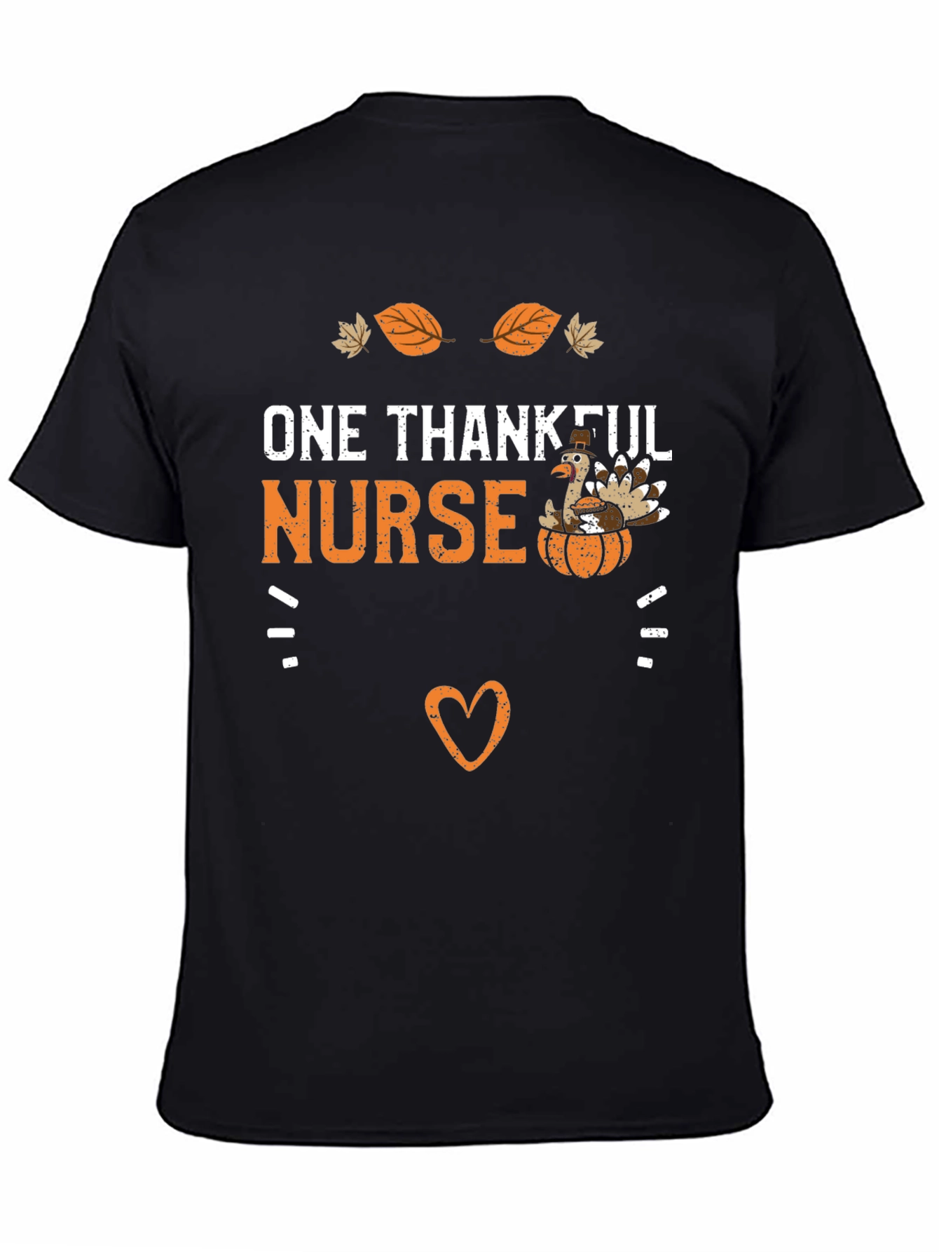 One Thankful Nurse Thanksgiving T-Shirt - 4