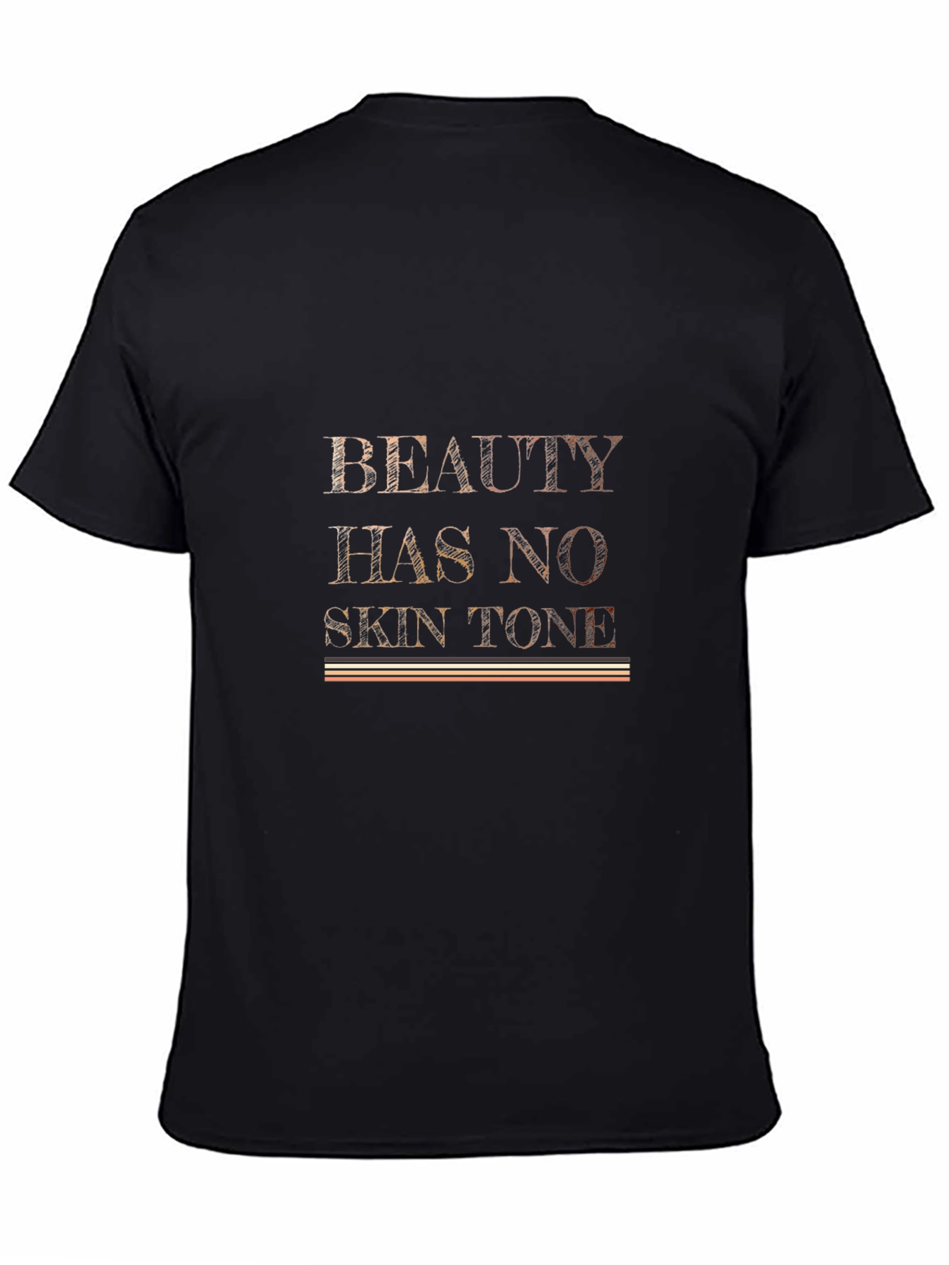 Black Beauty Has No Skin Tone Graphic T-Shirt view 4