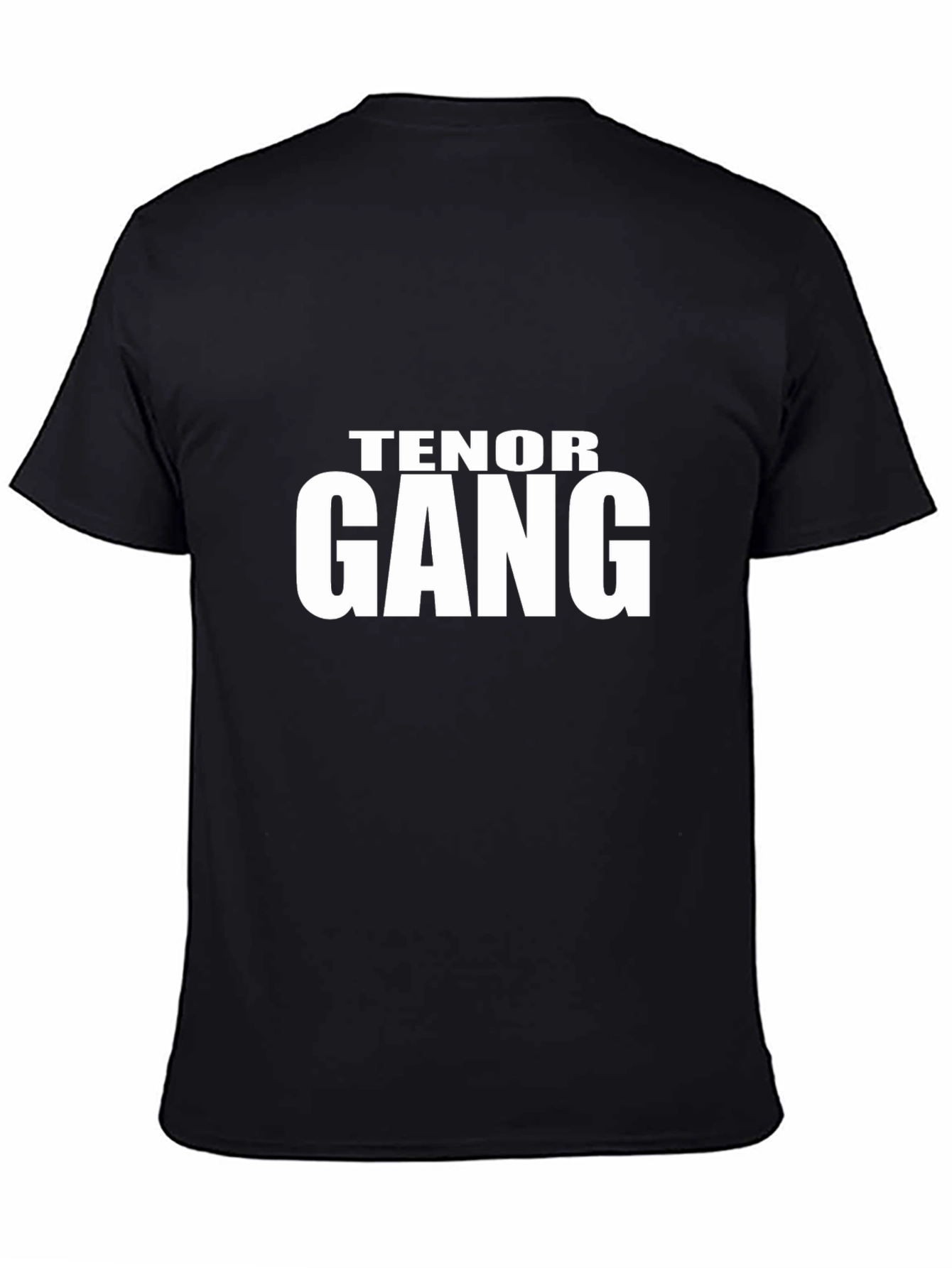 Black Tenor Gang T-Shirt - Black Cotton Graphic Tee view 4