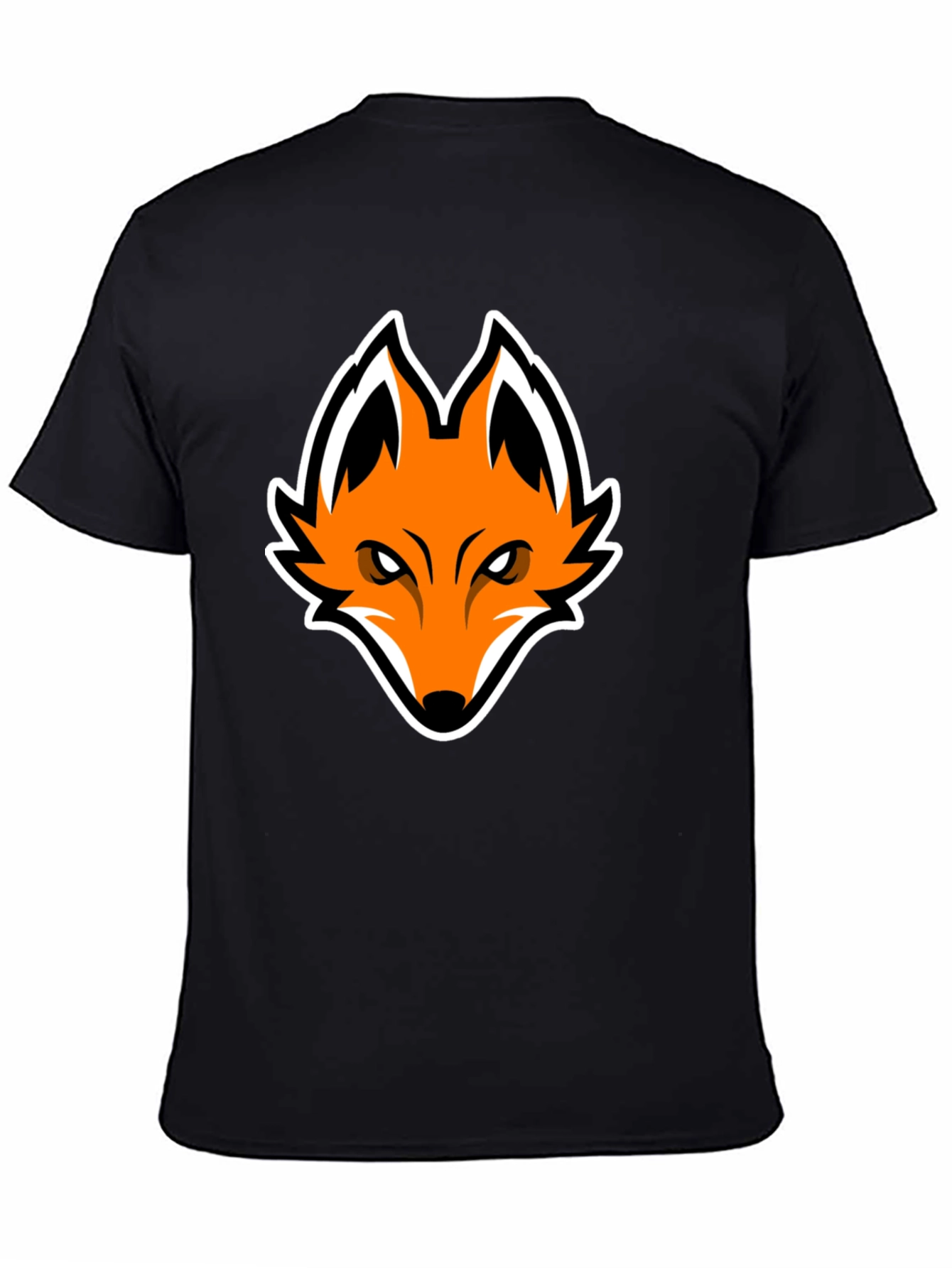 Black Fox Graphic Black T-Shirt view 4