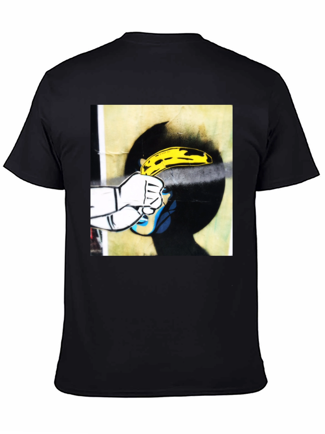 Black Banana Gun T-Shirt - Pop Art Graphic Tee view 4