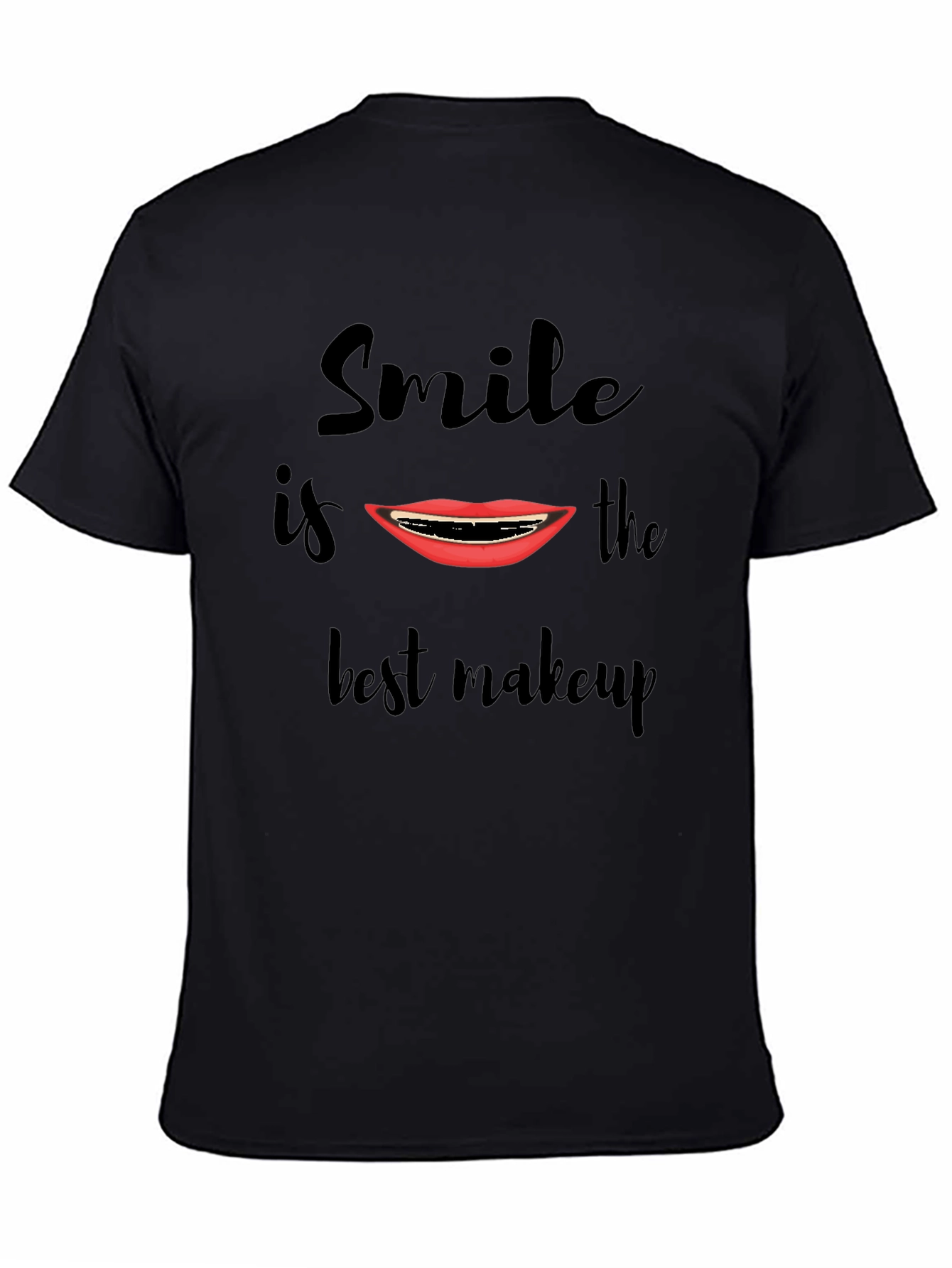 Black Smile is the Best Makeup T-Shirt view 4