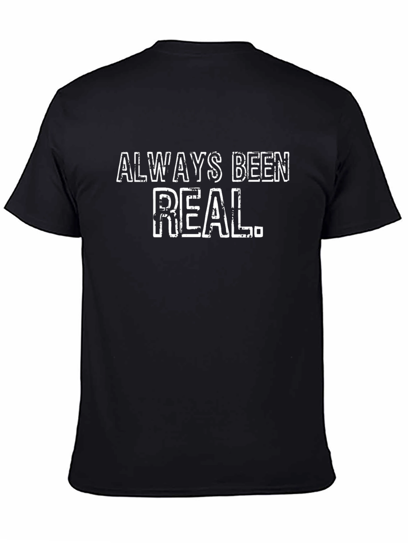 Black Always Been Real Black Graphic T-Shirt view 4