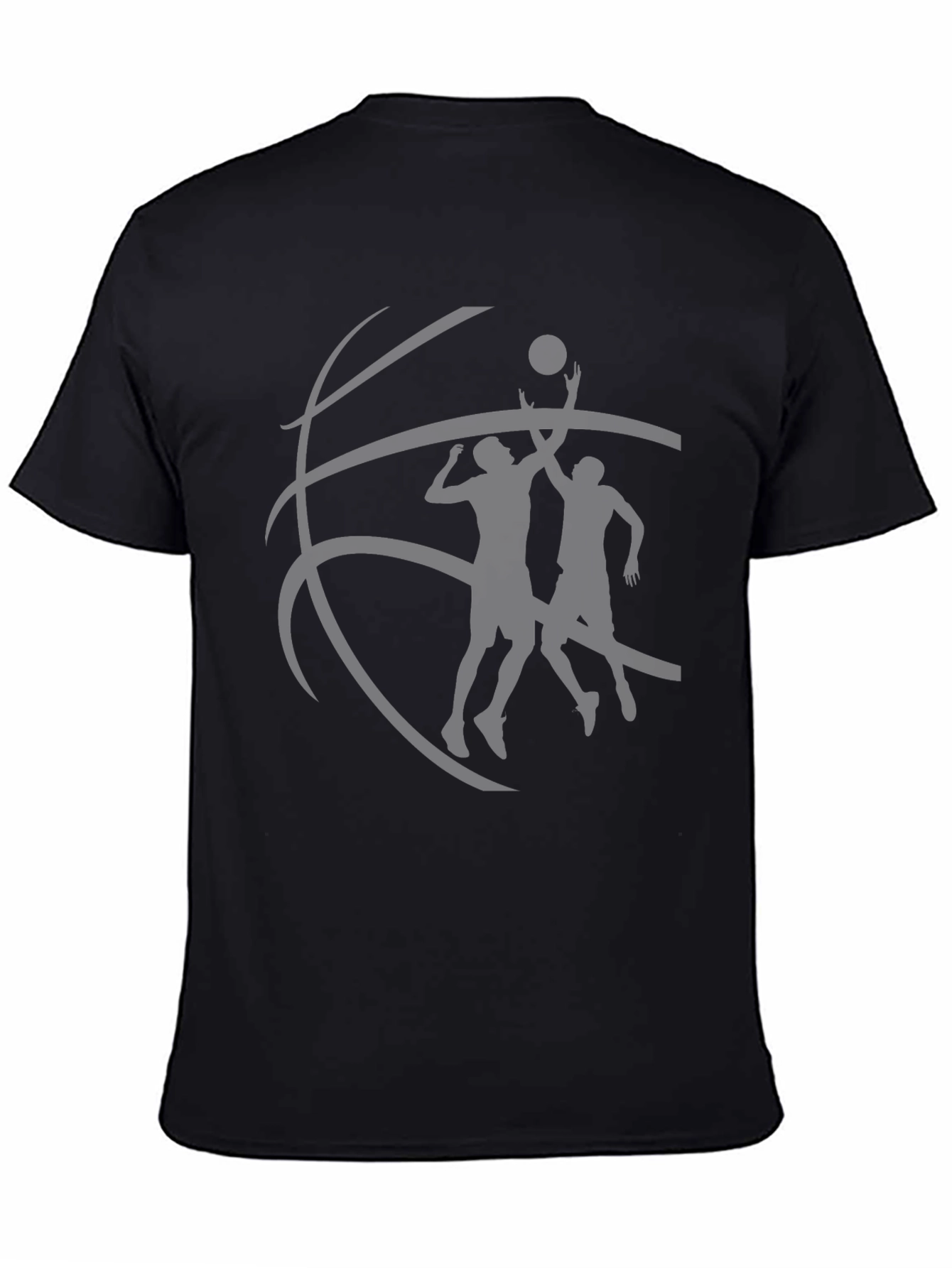 Black Basketball Player Graphic T-Shirt - Stylish Cotton Tee view 4