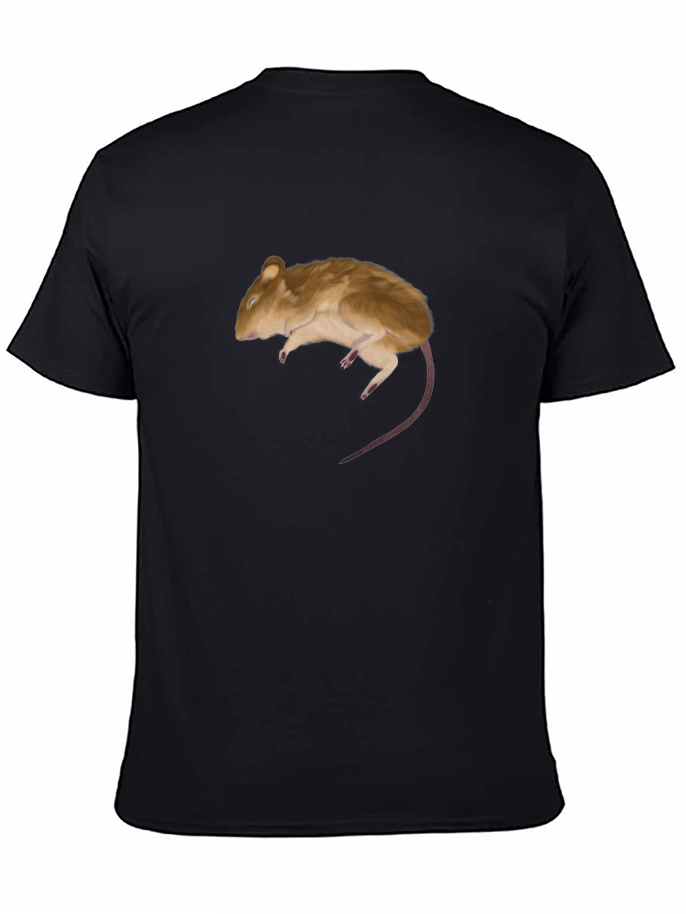Black Mouse Graphic Tee - Soft Comfort view 4