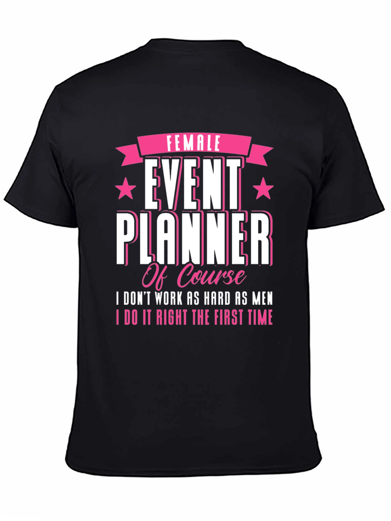 Black Female Event Planner T-Shirt: Stylish & Confident view 4