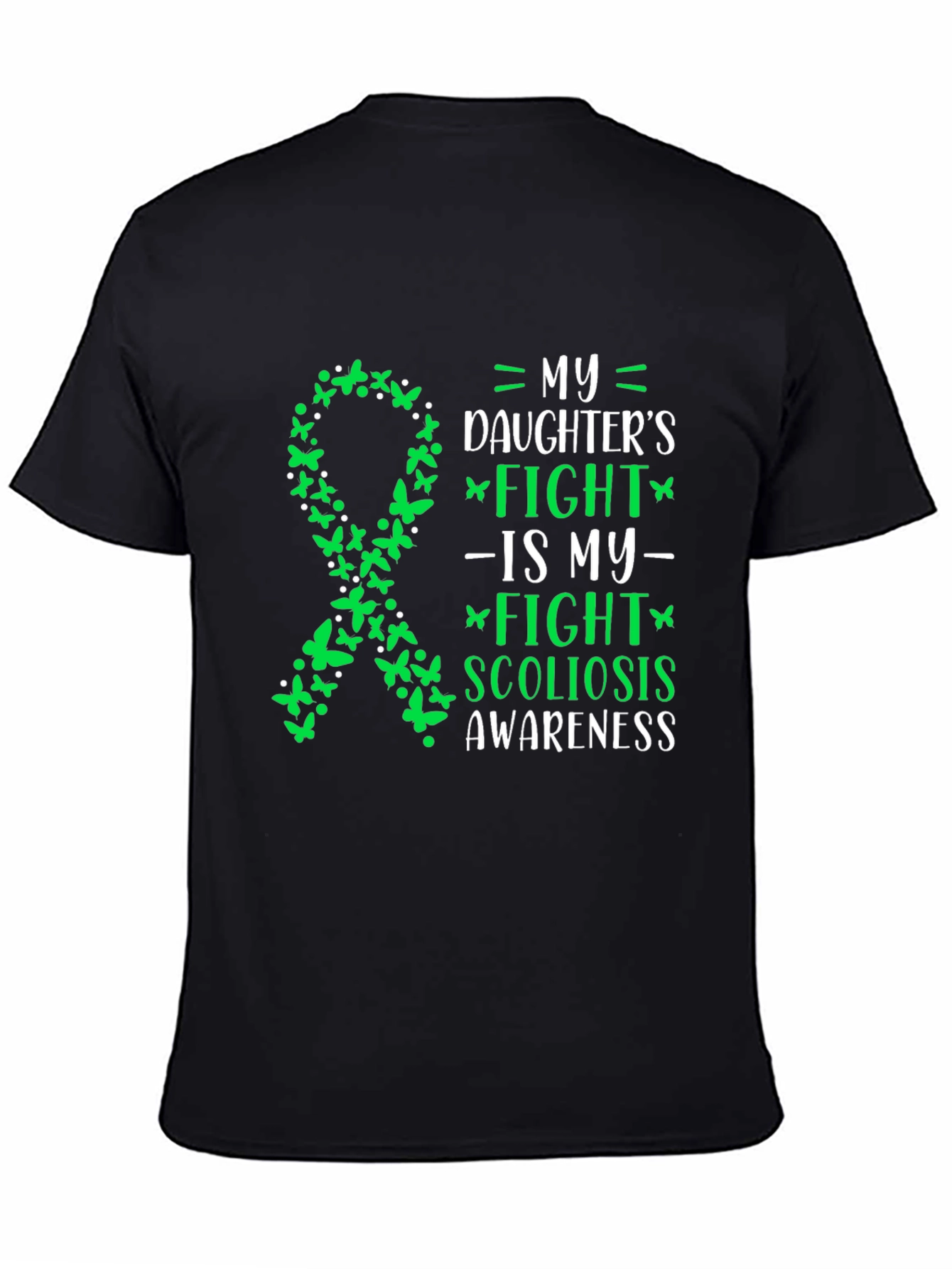 Scoliosis Awareness T-Shirt - My Daughter's Fight - 4