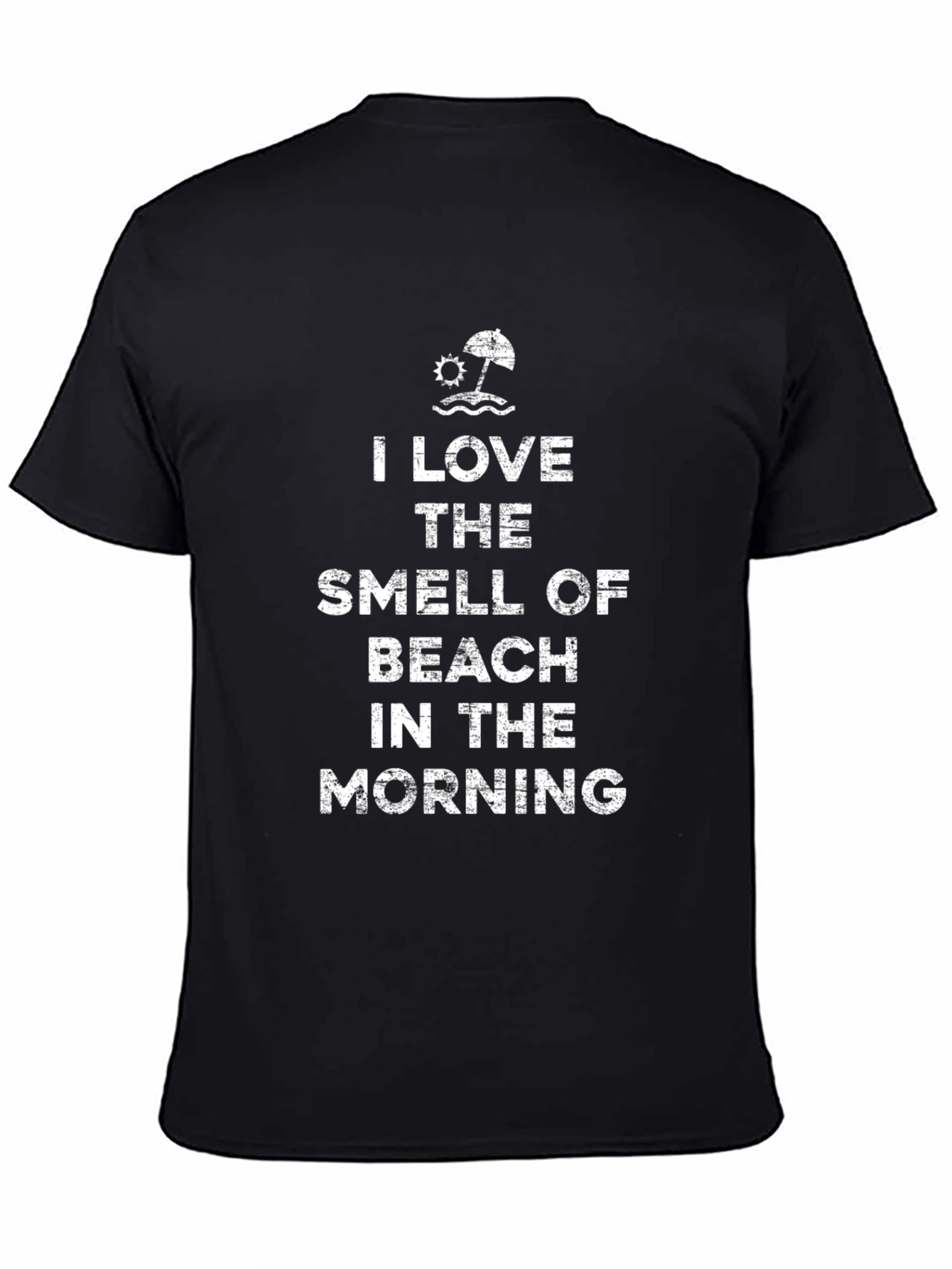 Black Beach Lover T-Shirt - Smell of the Beach view 4