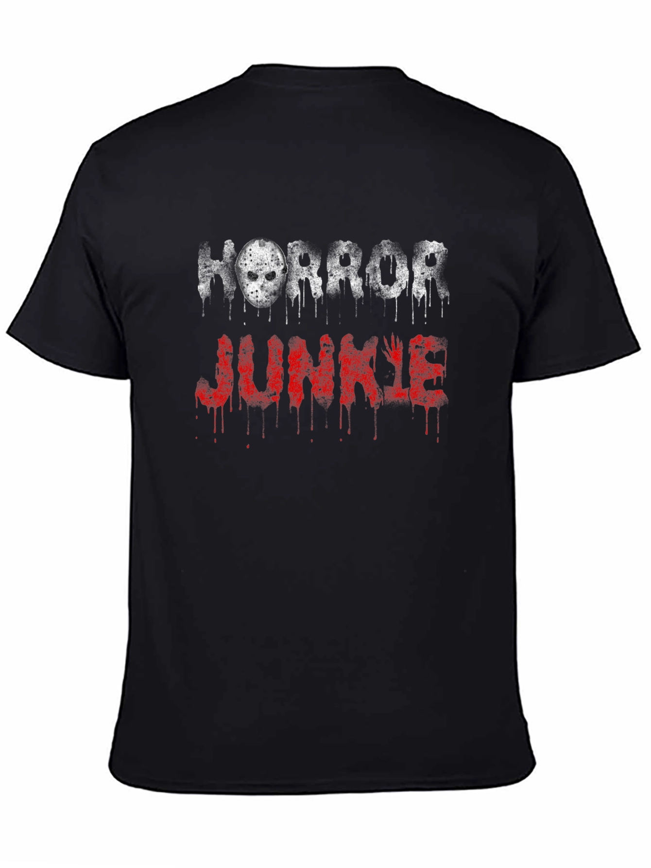 Horror Junkie Graphic Tee - Black - 4
