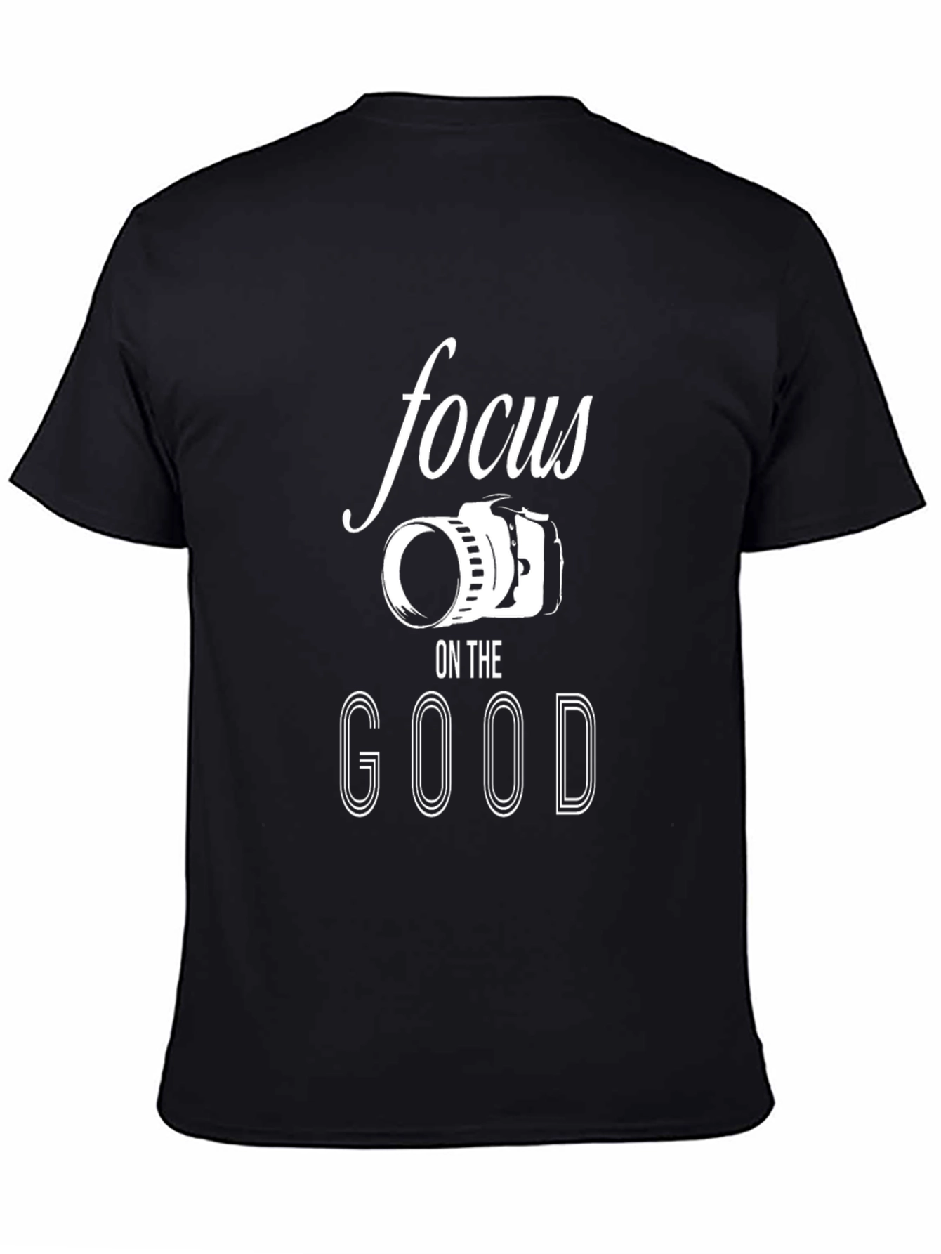Black Focus on the Good Graphic T-Shirt view 4