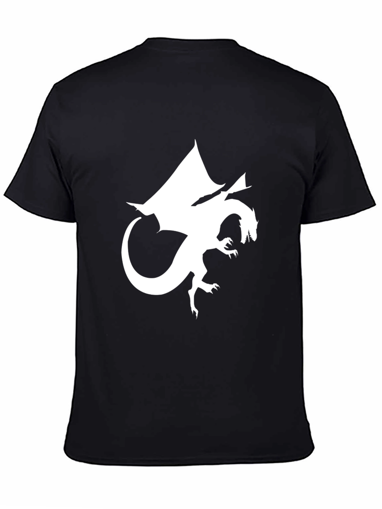 Black Dragon Graphic T-Shirt - Black Tee view 4