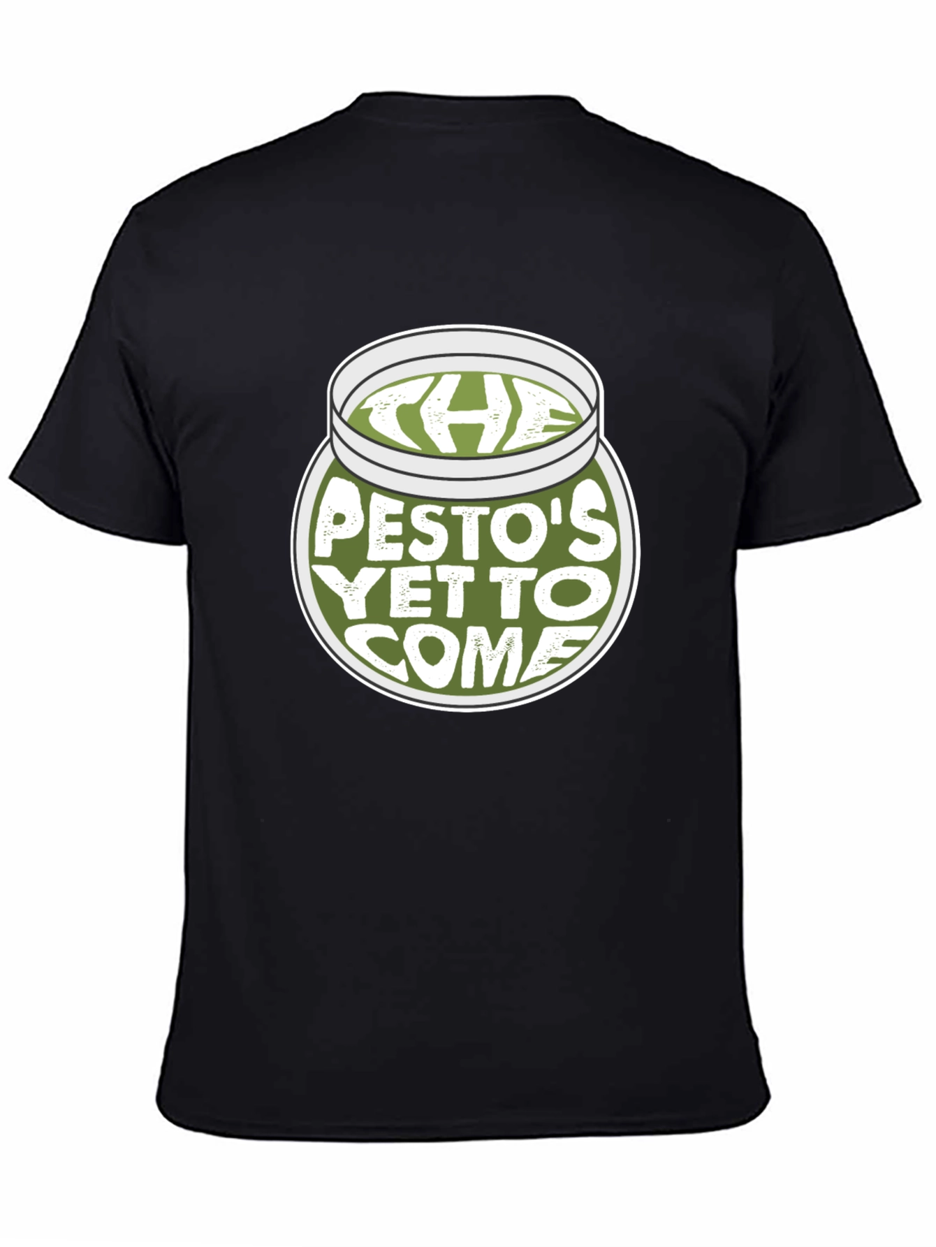 Black Pesto's Yet to Come T-Shirt - Novelty Graphic Tee view 4
