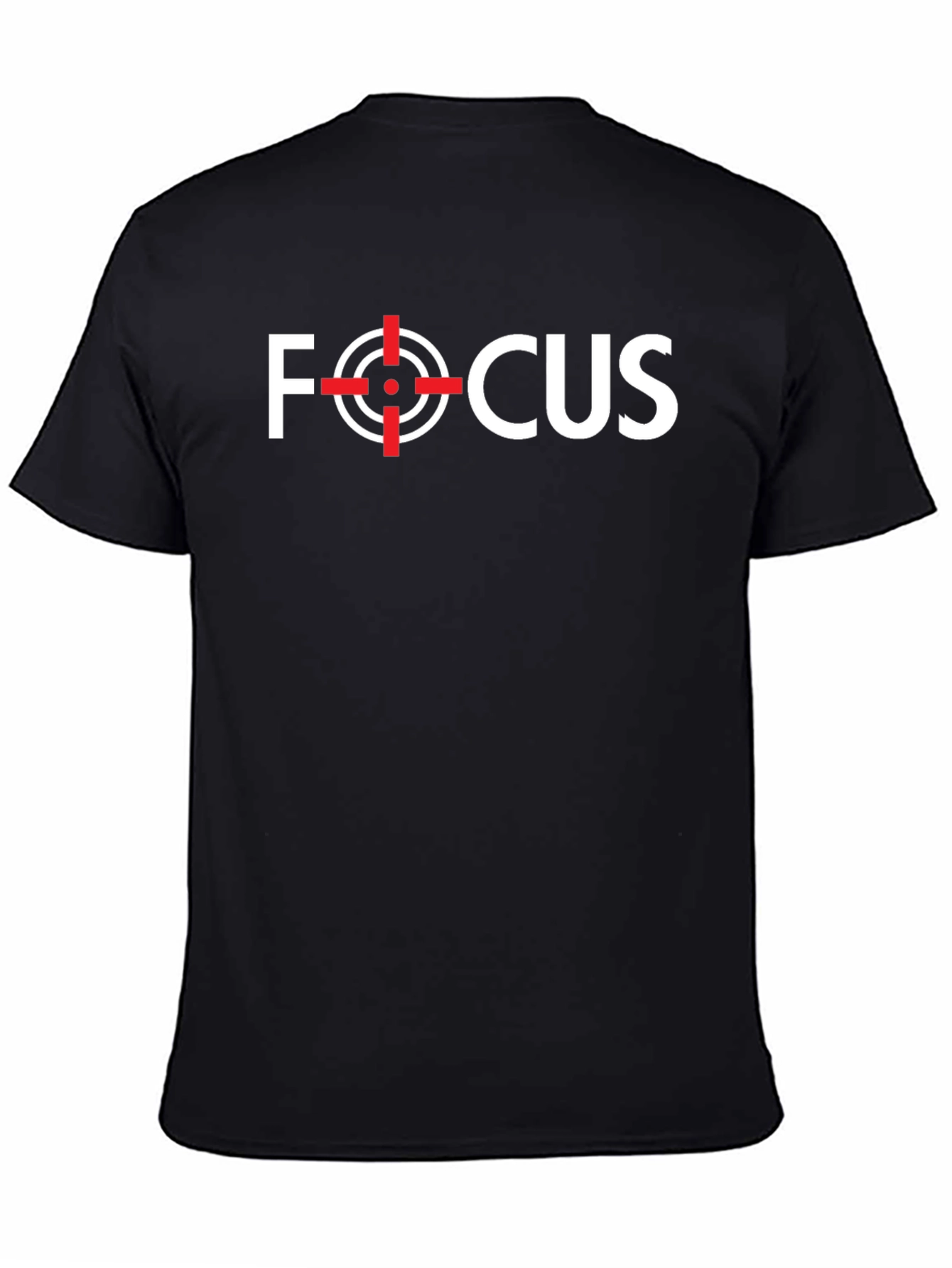 Black Focus Graphic Tee - Mens Black T-Shirt view 4
