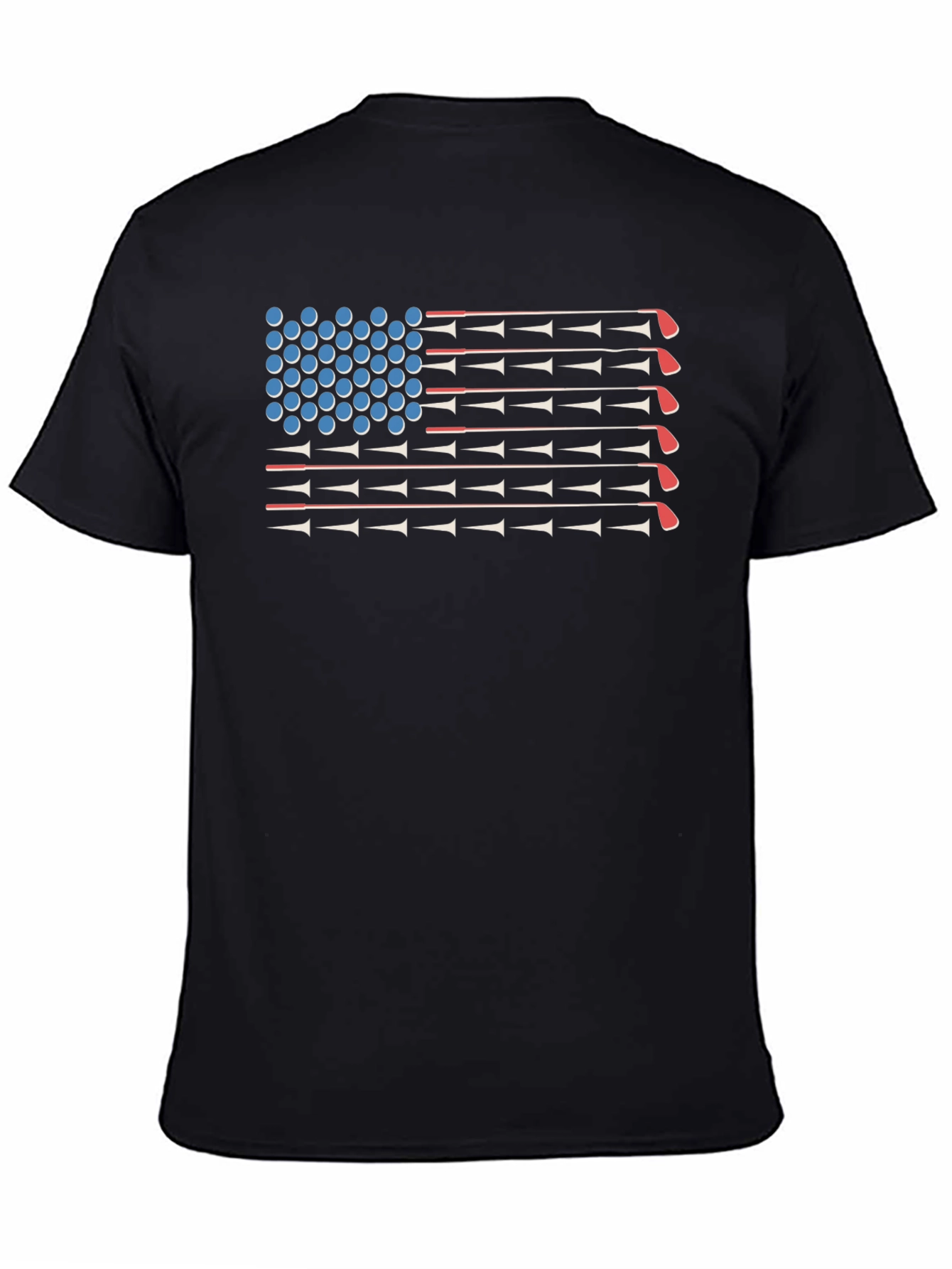 Golf American Flag T-Shirt - 4