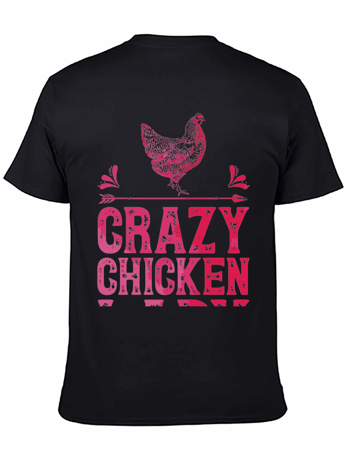 Crazy Chicken Graphic Tee - Fun Animal Lover Shirt - 4