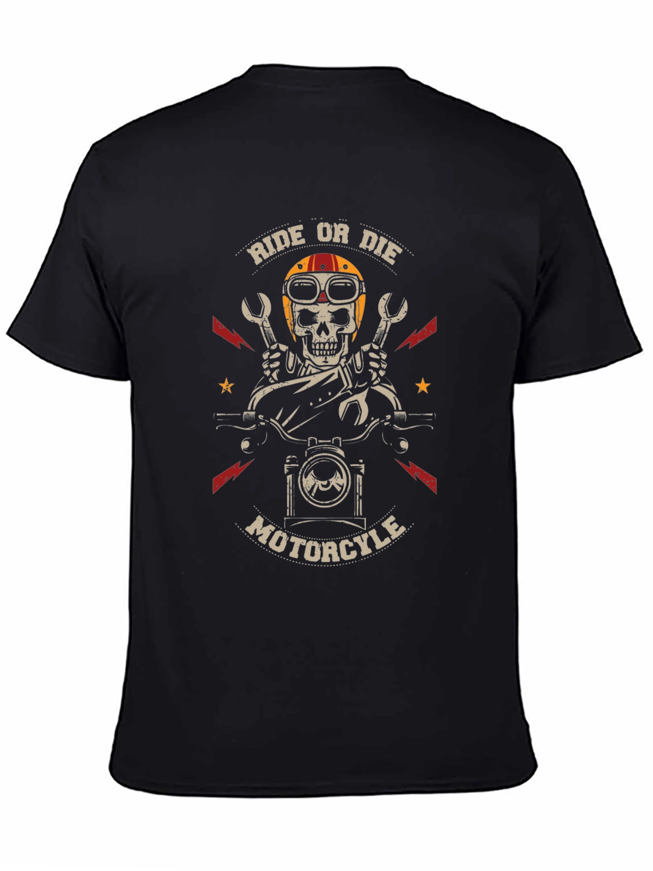 Ride or Die Motorcycle T-Shirt - 4