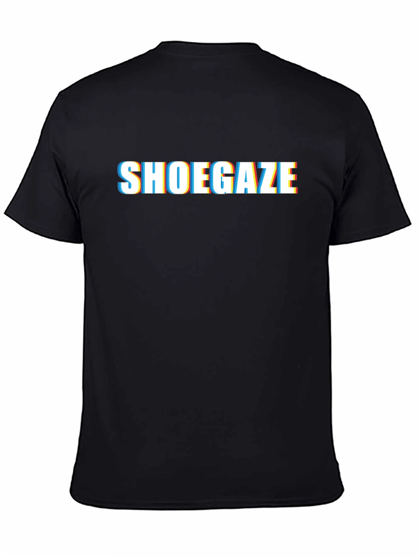 Black Shoegaze Graphic Tee - Retro Style view 4