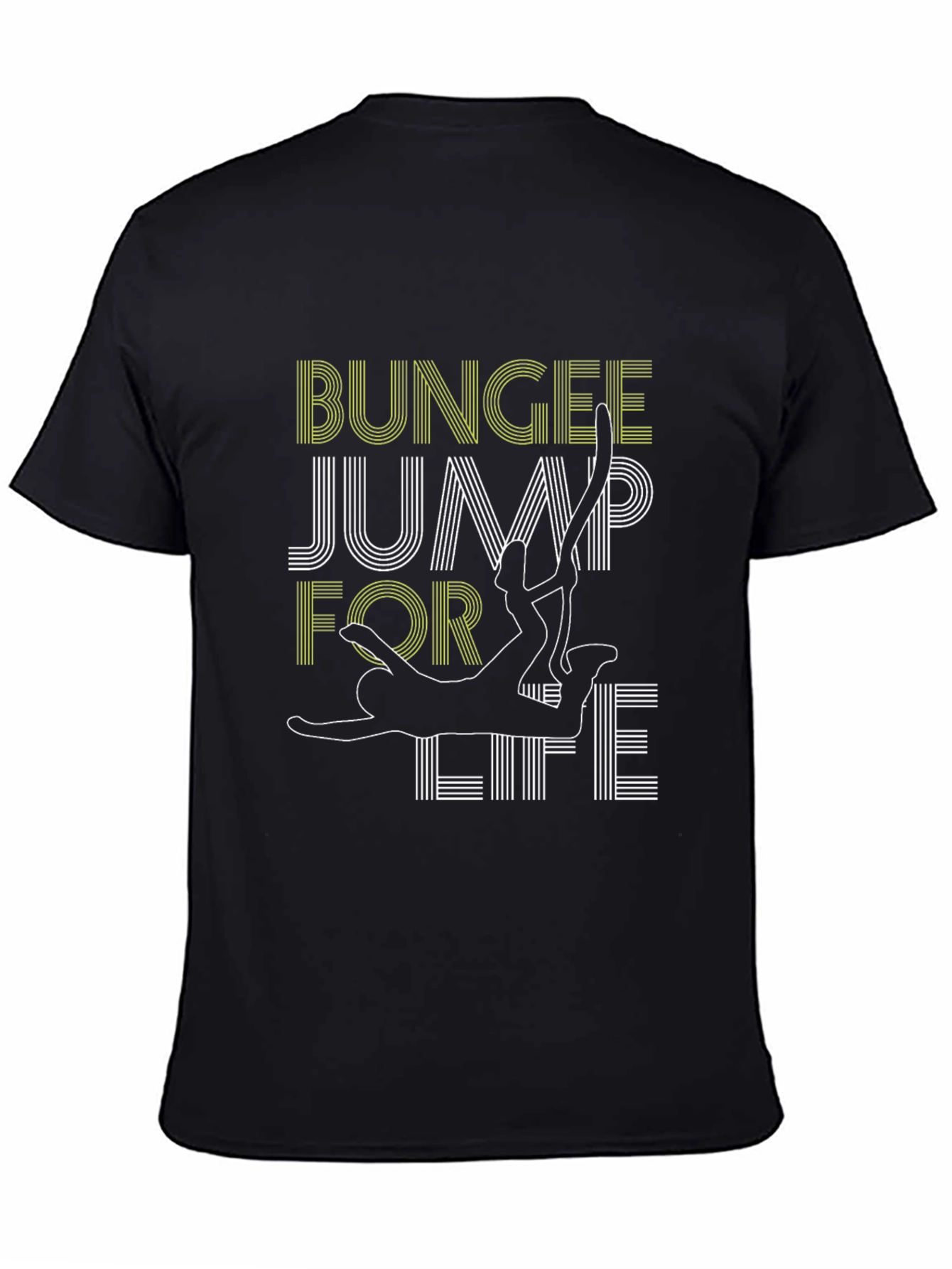 Bungee Jump For Life Graphic T-Shirt - 4