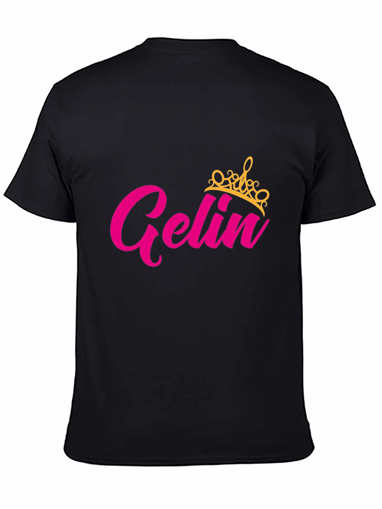 Black Gelin Crown Black T-Shirt view 4